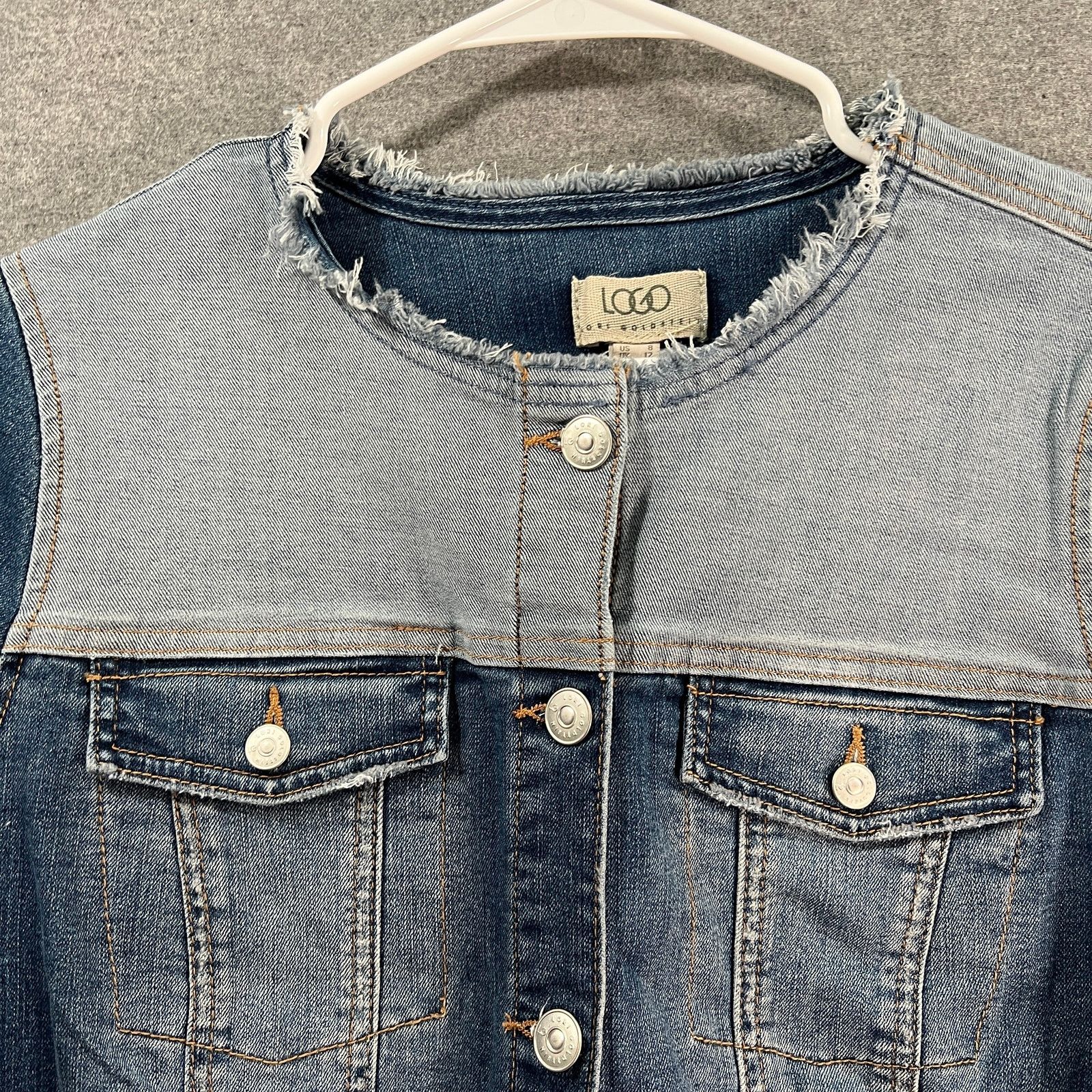 Other LOGO by Lori Goldstein Jeans Jacket Womens Size M / US 6-8 / IT 42-44 - 5 Thumbnail