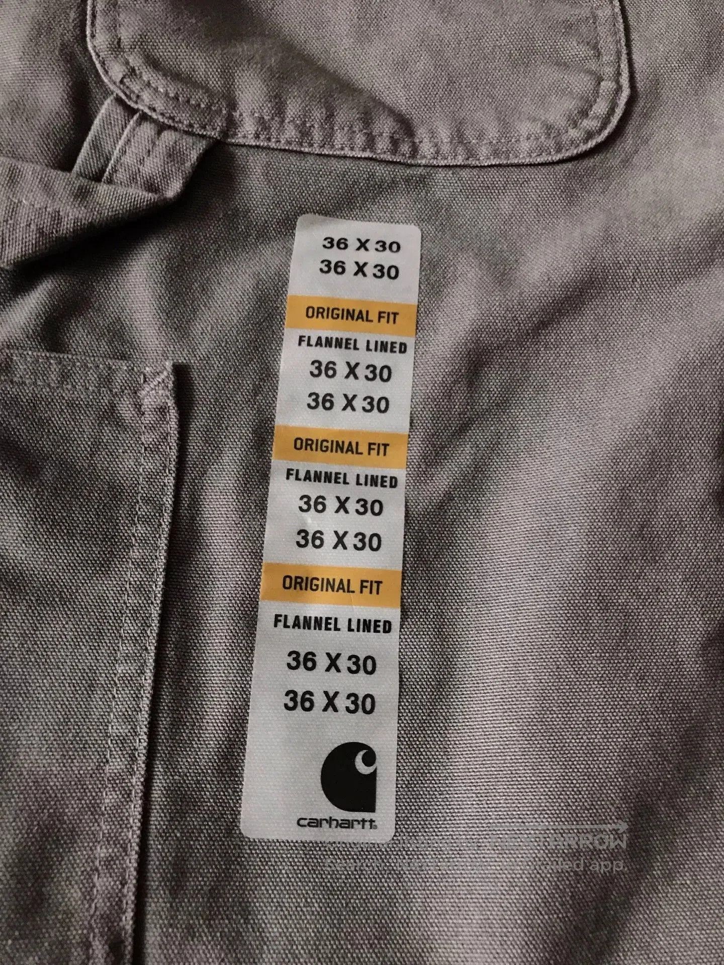 Carhartt Carhartt B111 Washed Canvas Work Pants. Size US 36 / EU 52 - 7 Thumbnail