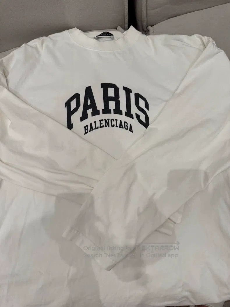 Balenciaga Balenciaga Long Sleeve Shirt Size US S / EU 44-46 / 1 - 2 Thumbnail
