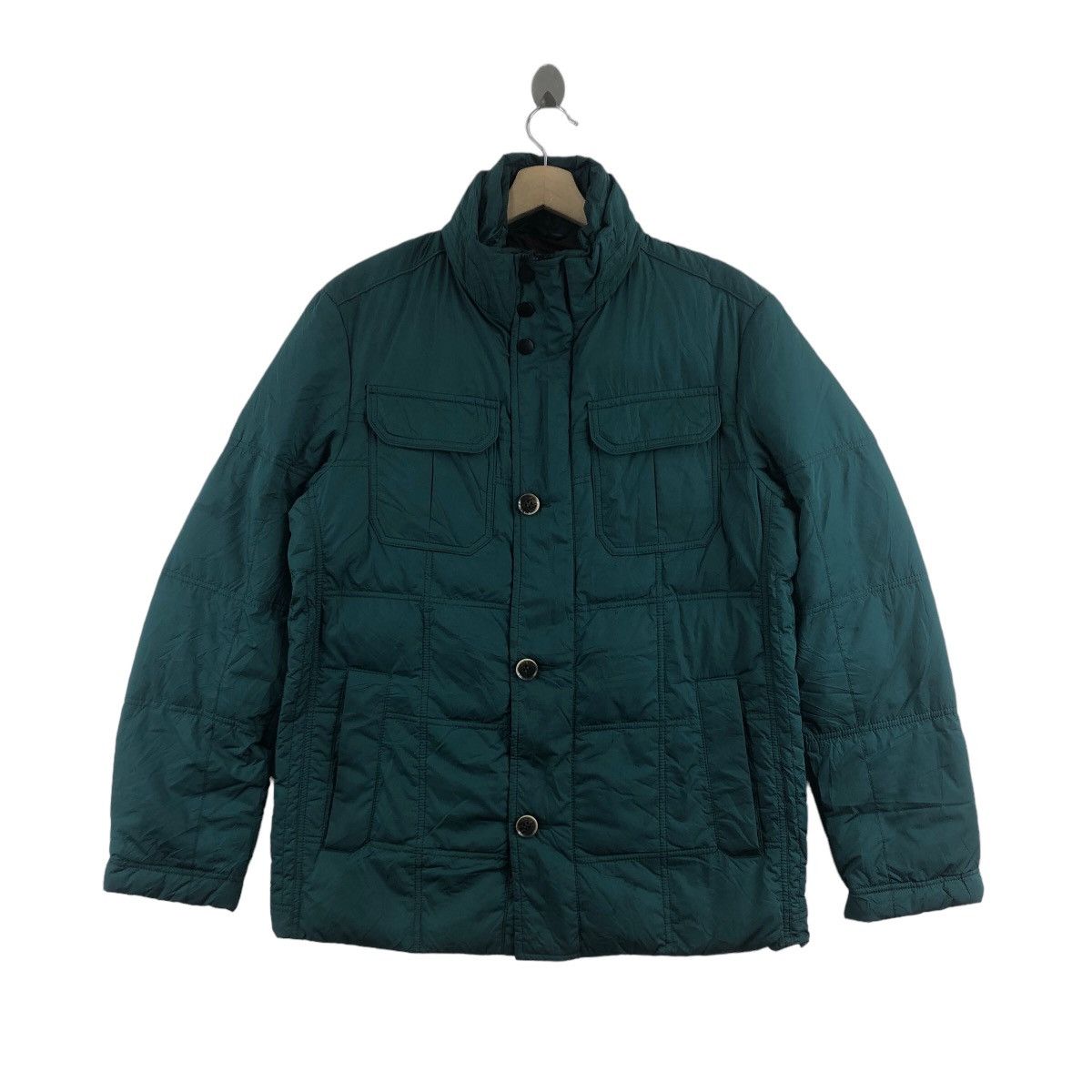 image of Hugo x Hugo Boss Down Puffer Jacker Nice Design Green Colour, Men's (Size Large)