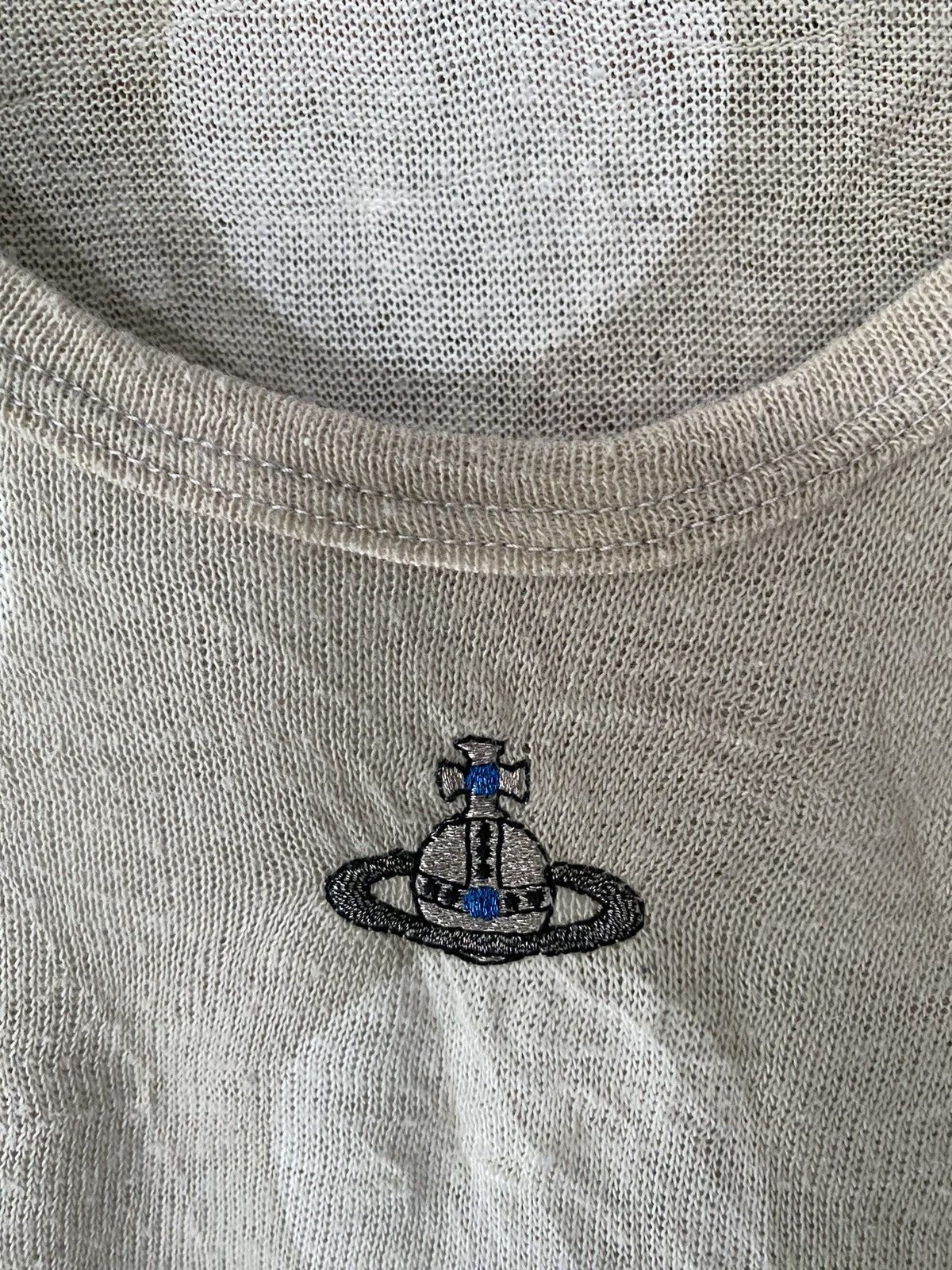 Vivienne Westwood 2000s Center logo embroidered polka dot 3/4 sleeve Size US M / EU 48-50 / 2 - 5 Thumbnail