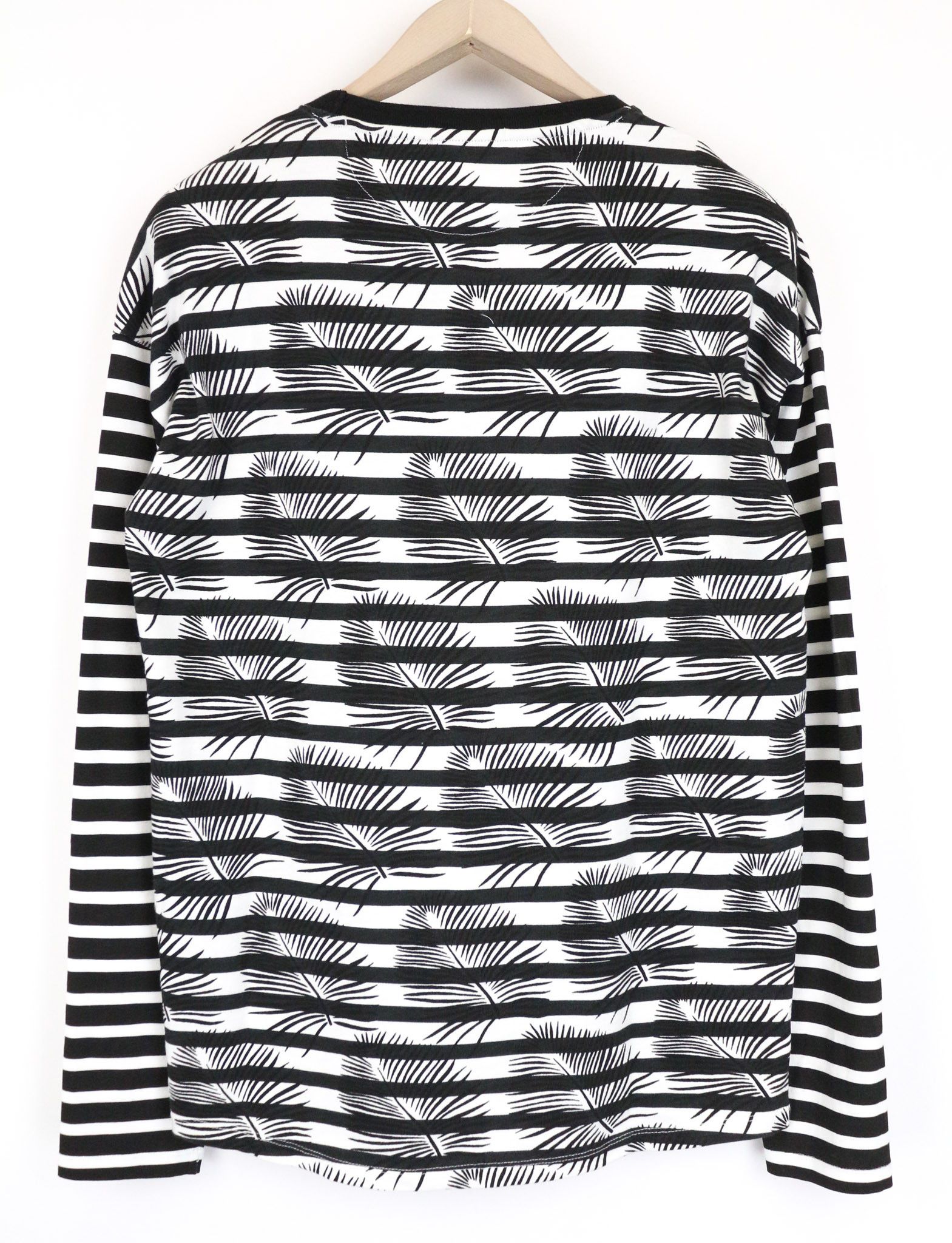 Scotch & Soda AMS COUTURE XL White Black Cotton T-Shirt 75752 Size US XL / EU 56 / 4 - 2 Thumbnail