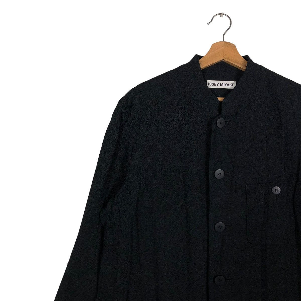 Issey Miyake 🔥RICH BLACK VINTAGE ISSEY MIYAKE JACKET MULTI POCKET CARGO Size US M / EU 48-50 / 2 - 9 Thumbnail
