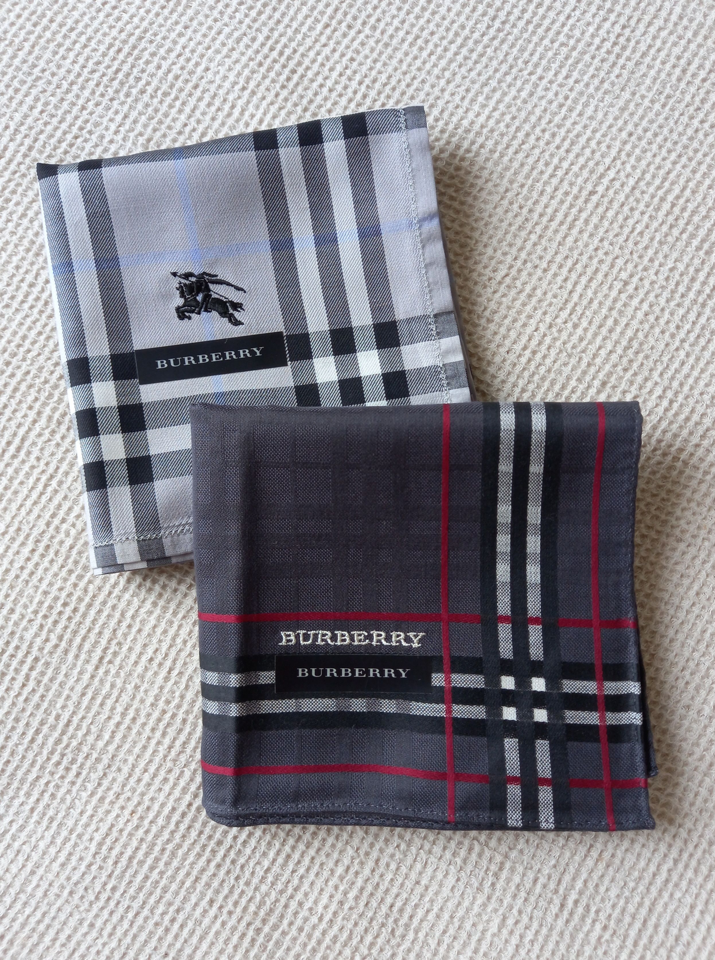 Burberry × Vintage 2 Burberry Bandana/Handkerchief embroidery nova check Size ONE SIZE - 1 Thumbnail