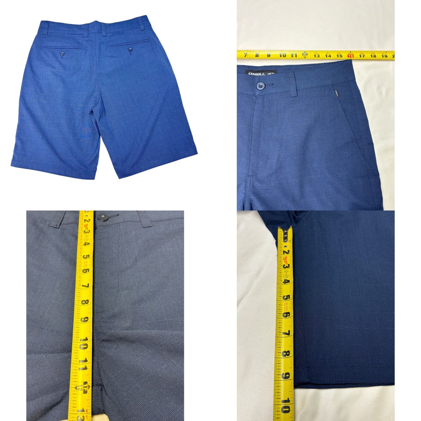 O'Neill O'Neill Men's Blue Plaid Hybrid Shorts - Casual, Travel, Beach, Size 32 Size US 32 / EU 48 - 8 Thumbnail