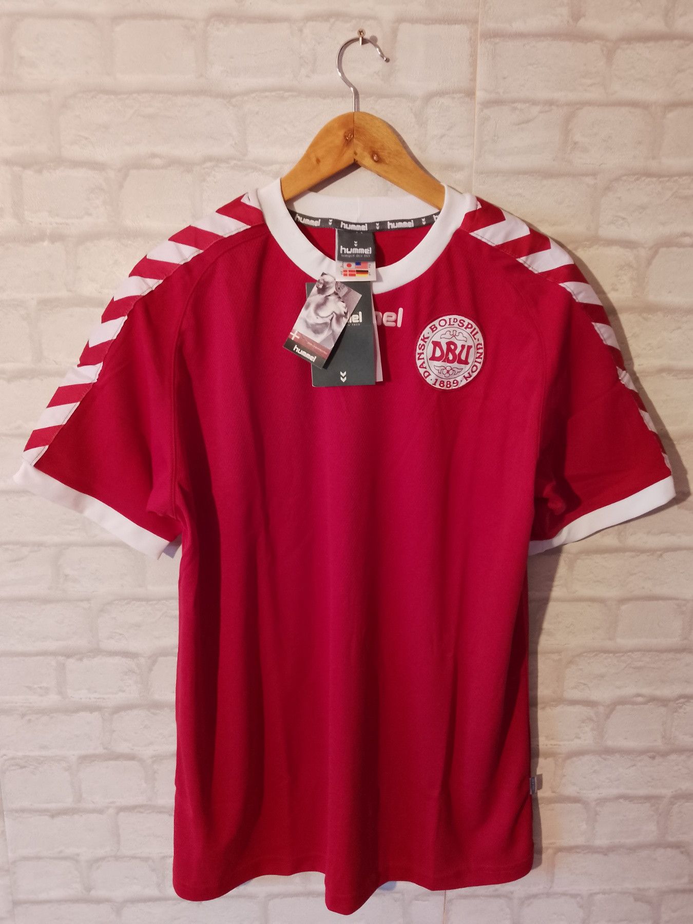 Hummel Vintage Denmark jersey - Hummel - Size XL - 2002-2004 Size US XL / EU 56 / 4 - 8 Thumbnail