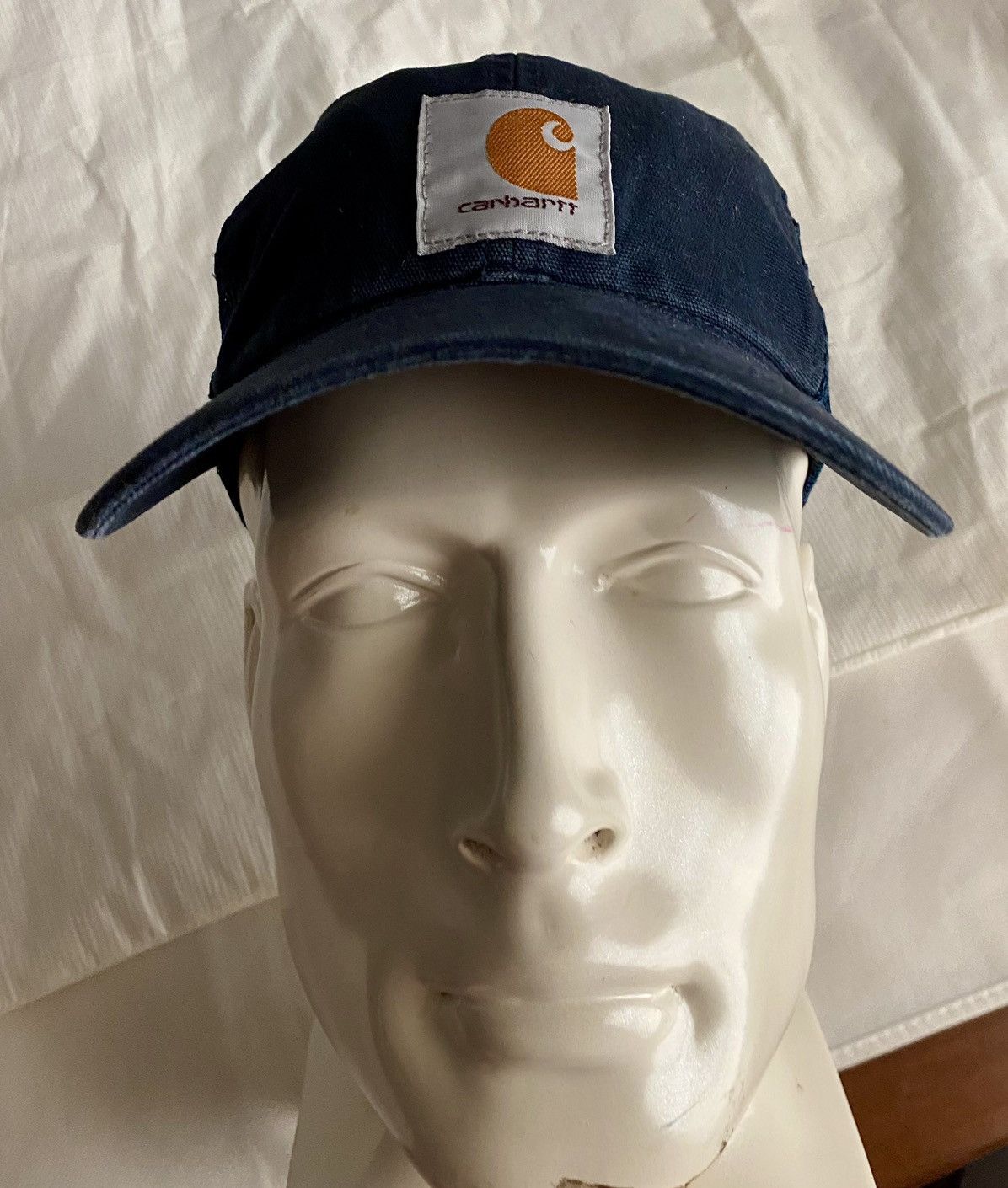 Carhartt Carhartt blue unstructured mesh trucker cap front logo patch Size ONE SIZE - 1 Thumbnail