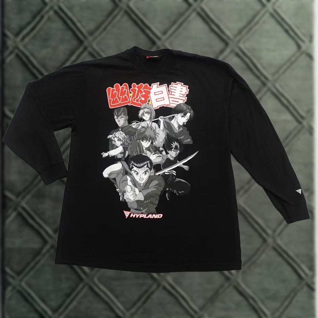 Hypland Hypland Yu Yu Hakusho Adult T-Shirt Long Sleeve Black Large (23X31) Mens Anime Brand: Hypland Yu Yu Hakusho Size US L / EU 52-54 / 3 - 1 Thumbnail