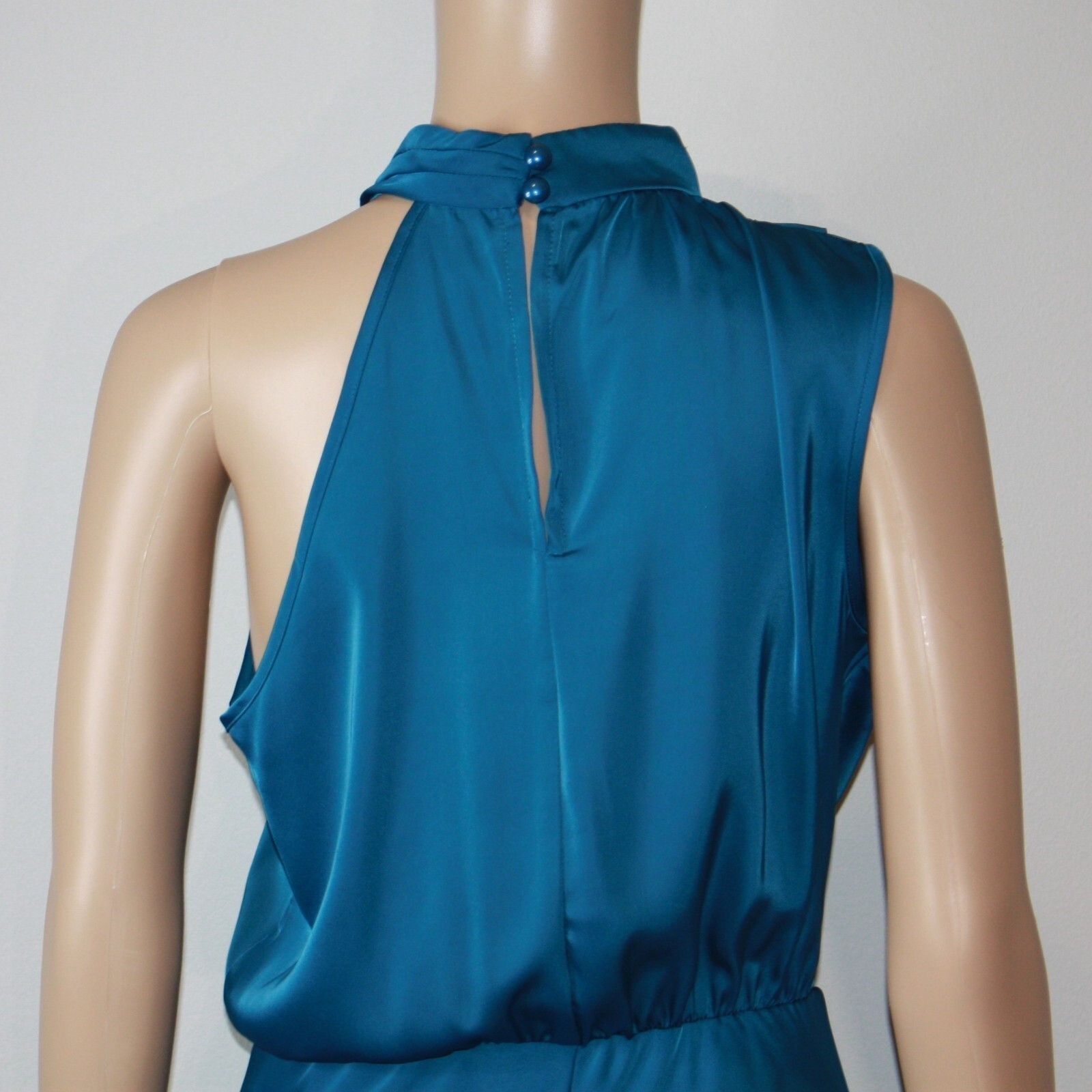 Other BTFBM Sleeveless Cocktail Dress with Slits & Mock Neck Navy Size S / US 4 / IT 40 - 5 Thumbnail