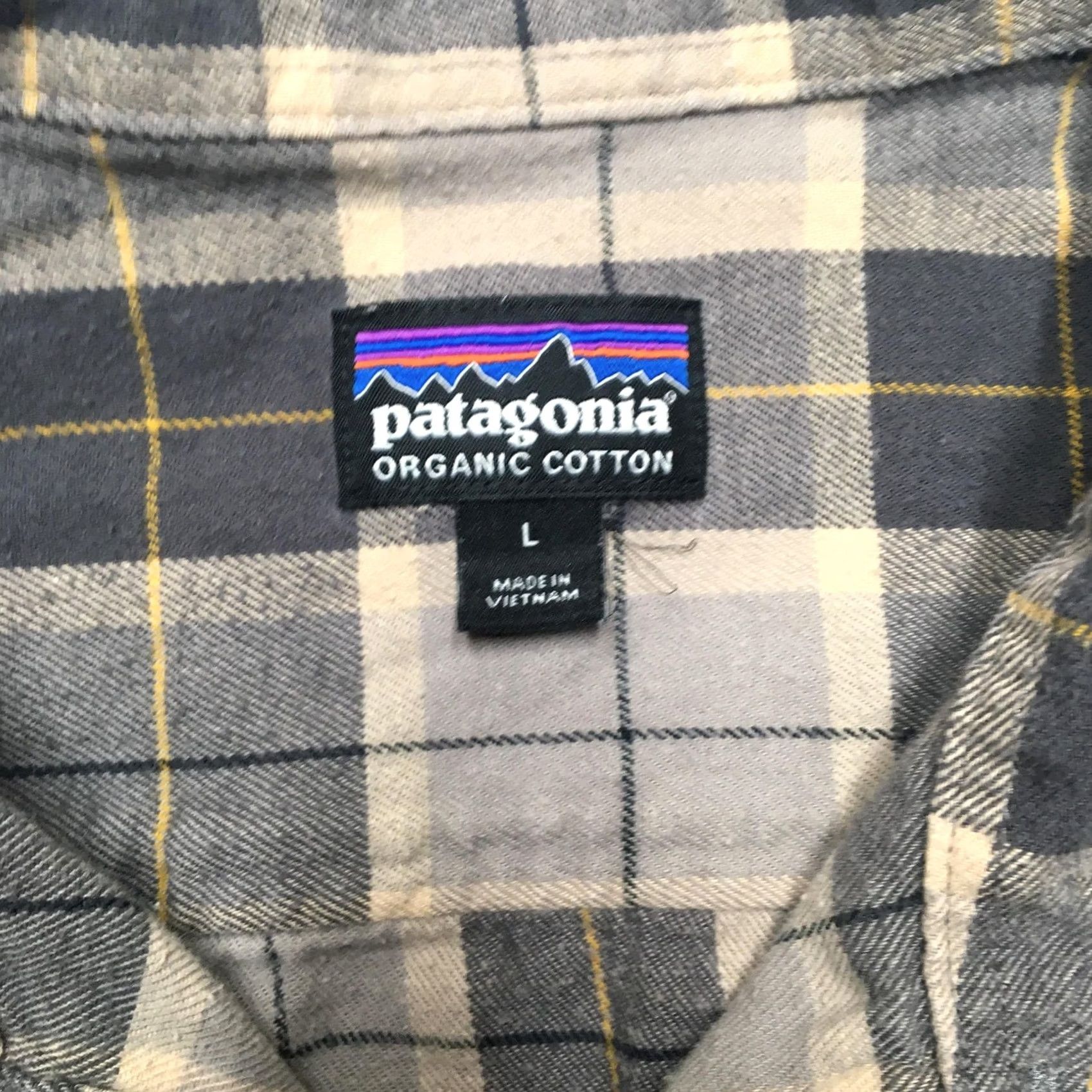 Patagonia Patagonia Shirt Mens Large L Gray Plaid Organic Cotton Fjord Flannel Button-Up Size US L / EU 52-54 / 3 - 4 Thumbnail
