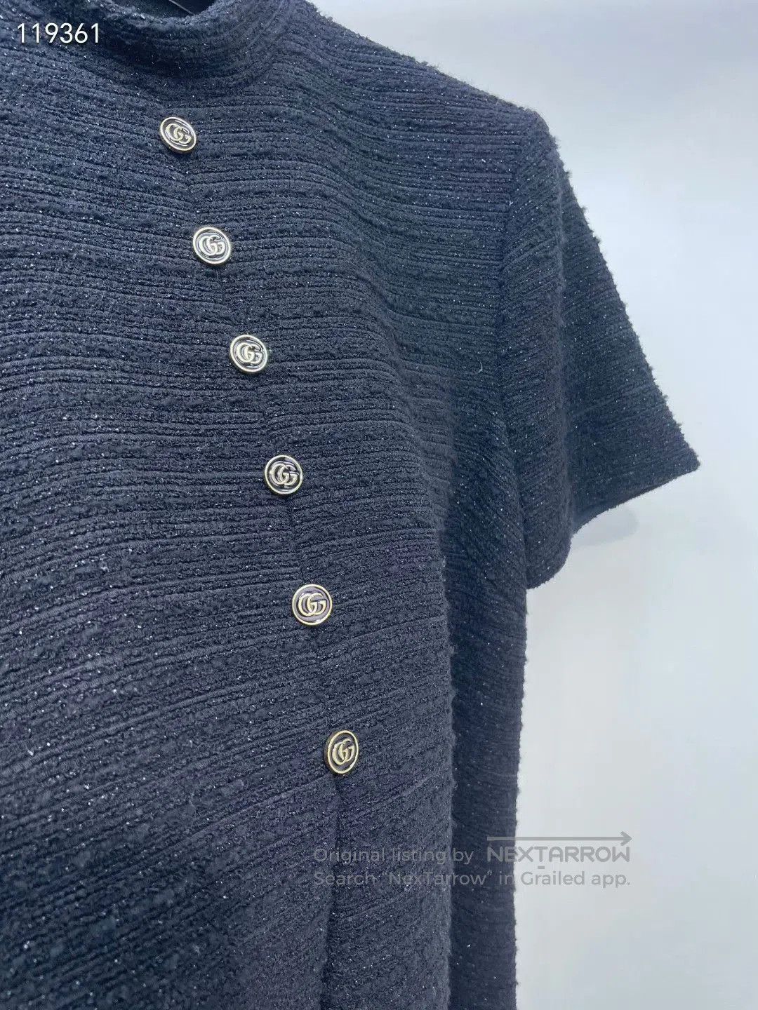 Gucci Gucci Black Logo Buckle Dress. Size S / US 4 / IT 40 - 4 Thumbnail