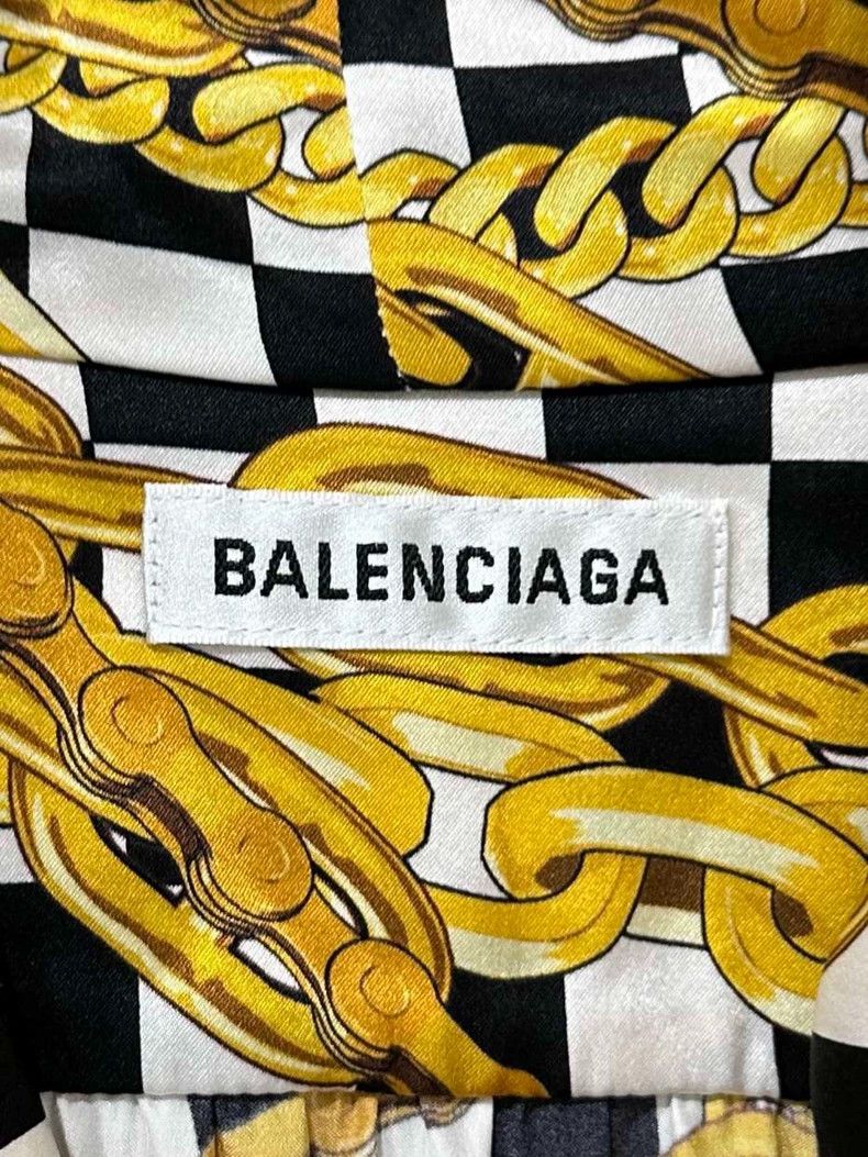 Balenciaga Balenciaga size 34 Chain silk ribbon shirt Size XS / US 0-2 / IT 36-38 - 4 Thumbnail