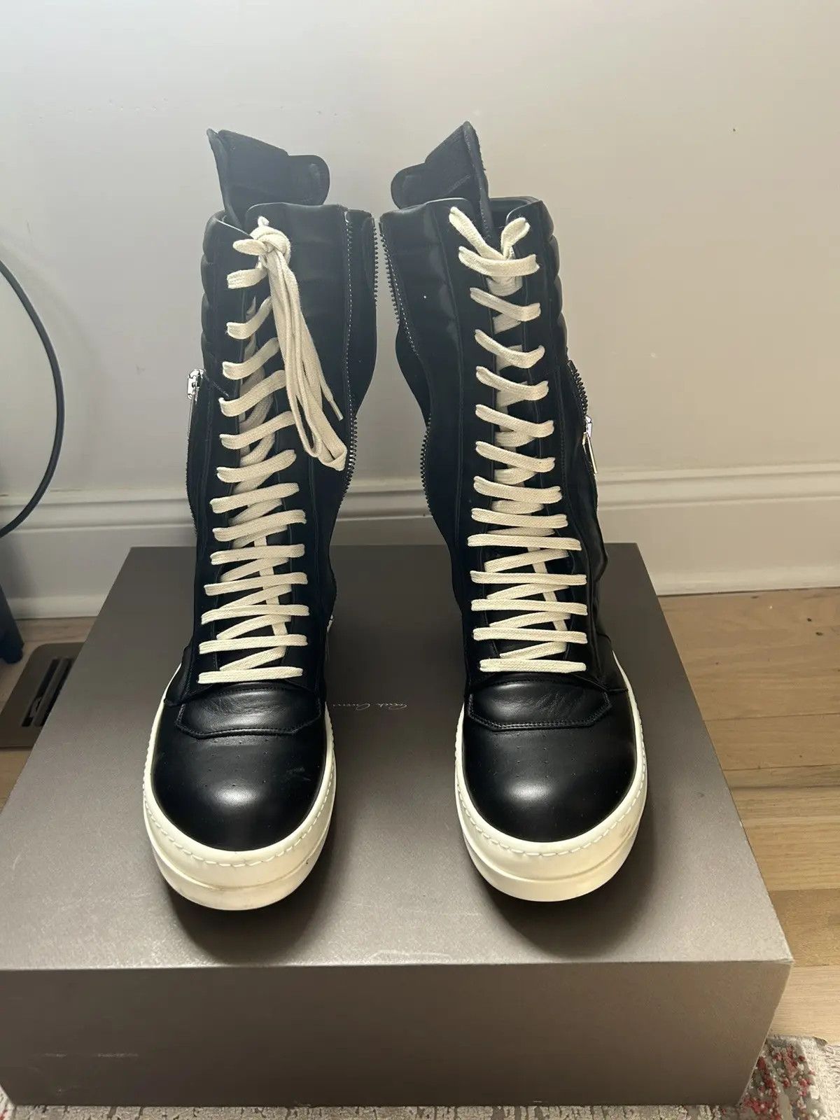 Rick Owens Black Rick owens Cargobaskets Size US 9 / EU 42 - 2 Thumbnail