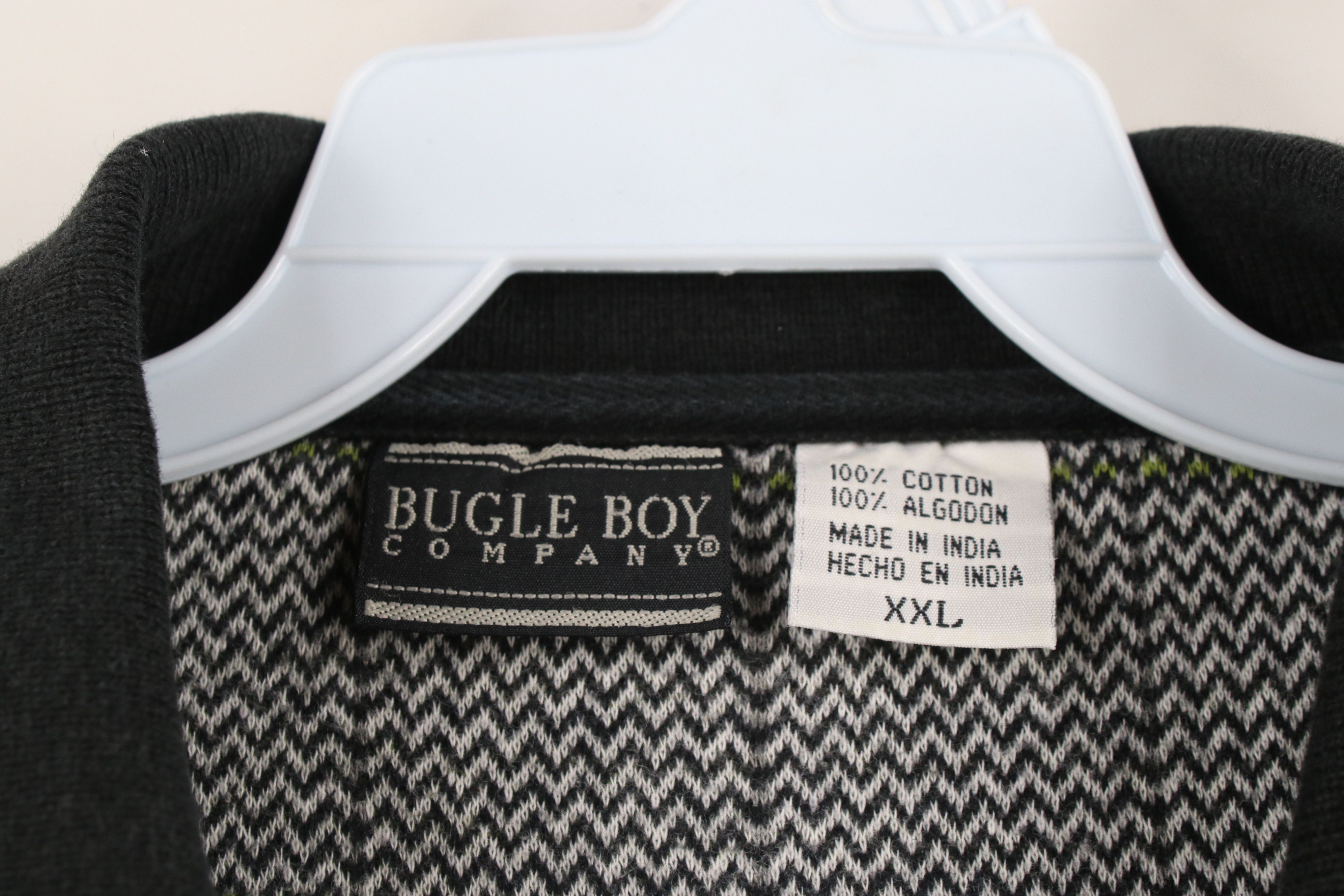 Vintage Vintage 90s Streetwear Knit Long Sleeve Rugby Polo Shirt Size US XXL / EU 58 / 5 - 8 Thumbnail
