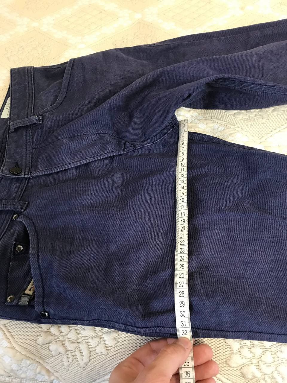 Diesel 🔥 Vintage Diesel Darron Purple Denim Pants Jeans Trousers Size US 34 / EU 50 - 16 Thumbnail