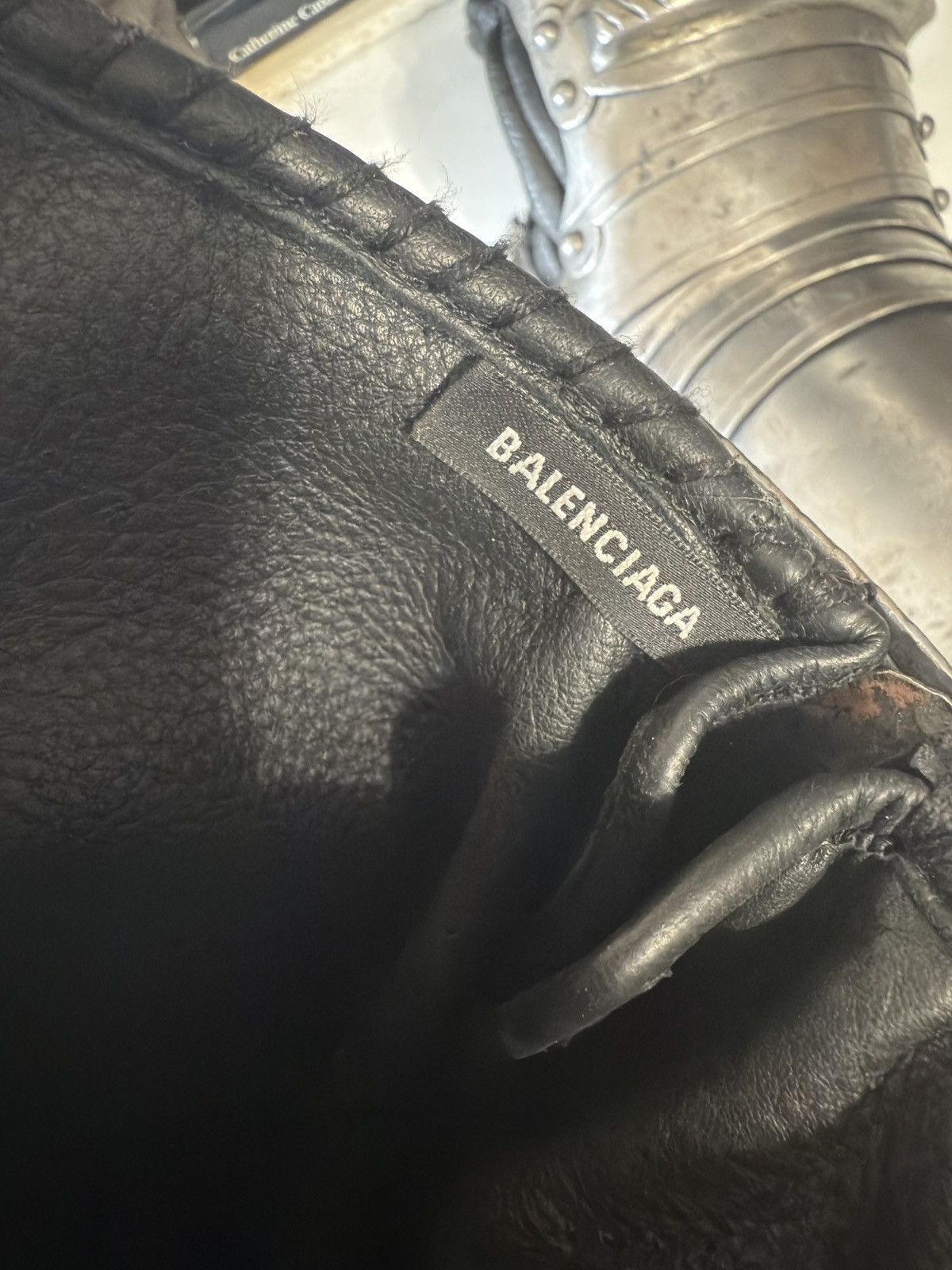Balenciaga Balenciaga aw21 chevalier knight gloves L Size ONE SIZE - 6 Thumbnail