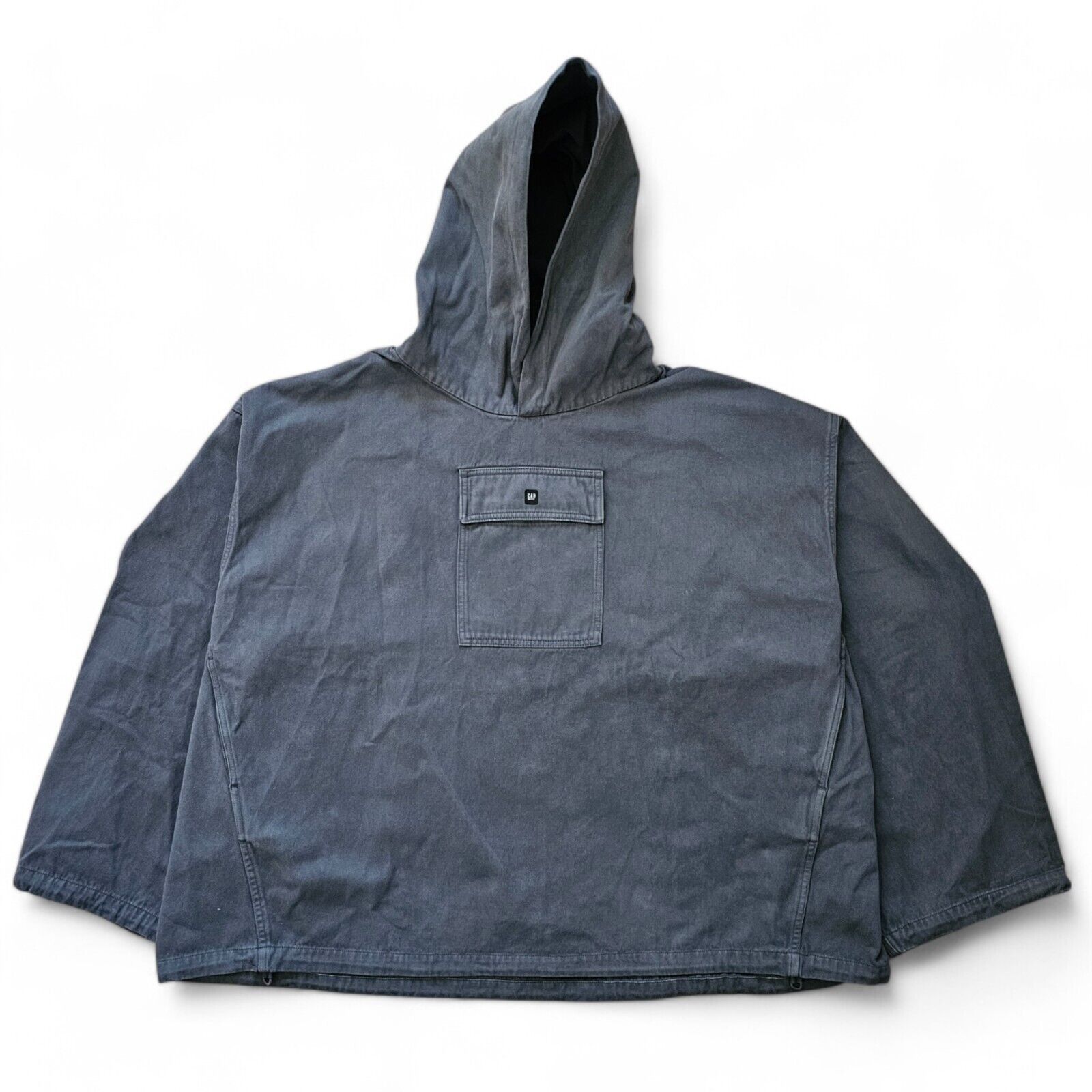 Balenciaga × Yeezy x Gap 12 Sateen Hoodie - Cotton - Dark Green - 2XL Size US XXL / EU 58 / 5 - 1 Thumbnail