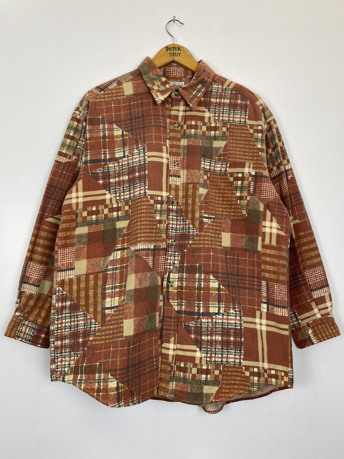 Flannel × Japanese Brand × Vintage Vintage Sudbury Chips Button Shirt Size US L / EU 52-54 / 3 - 2 Thumbnail