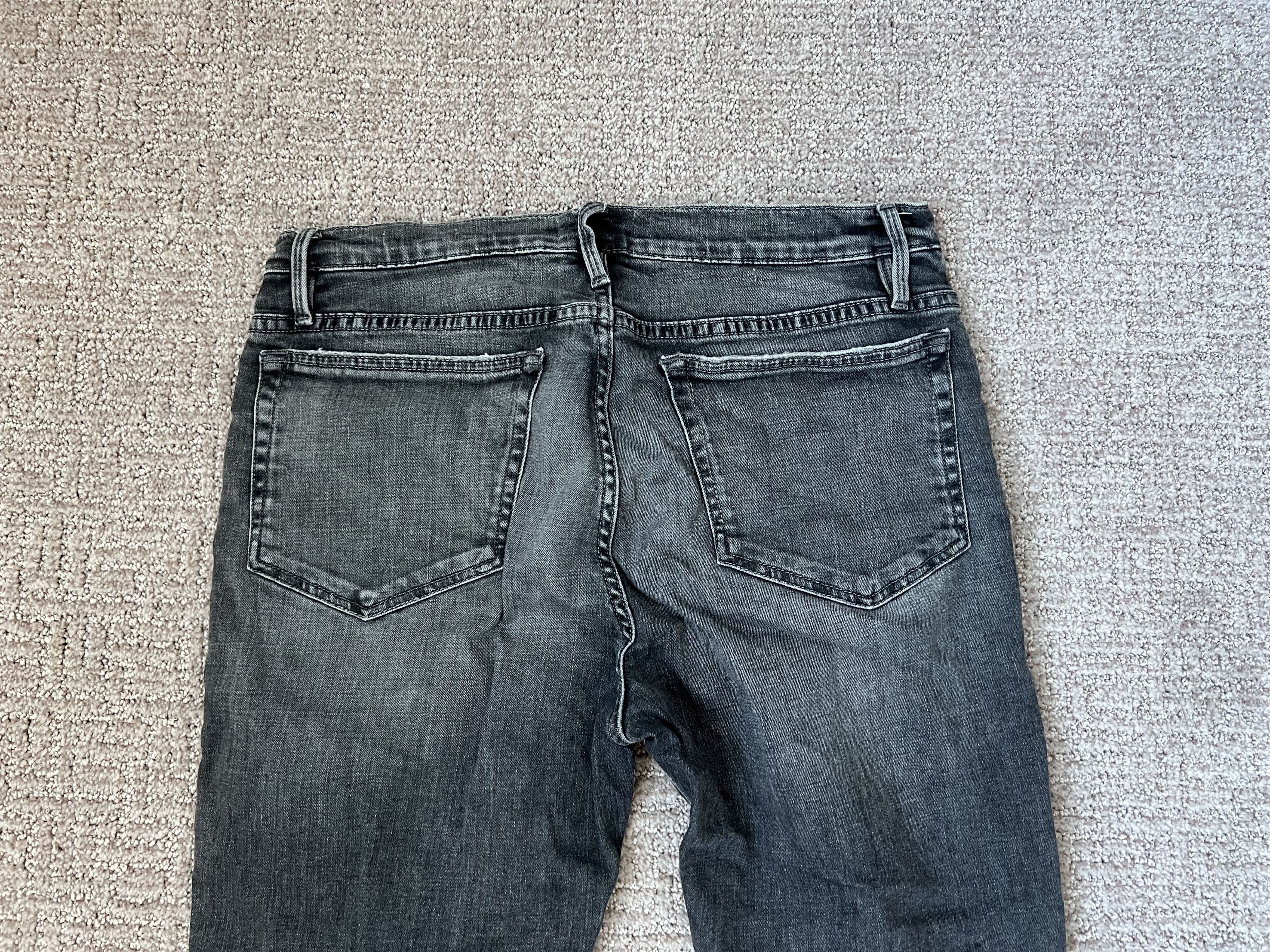 Frame FRAME Jagger True Skinny Grey Denim (Size 32) Size US 32 / EU 48 - 4 Thumbnail