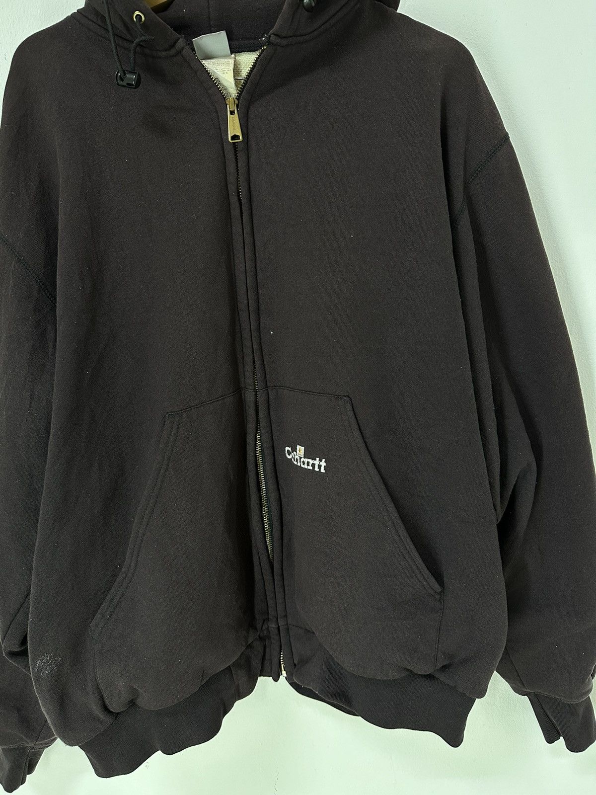 Carhartt Vintage Carhartt Sweater Hoodie Zipper Design Small Logo Size US L / EU 52-54 / 3 - 4 Thumbnail