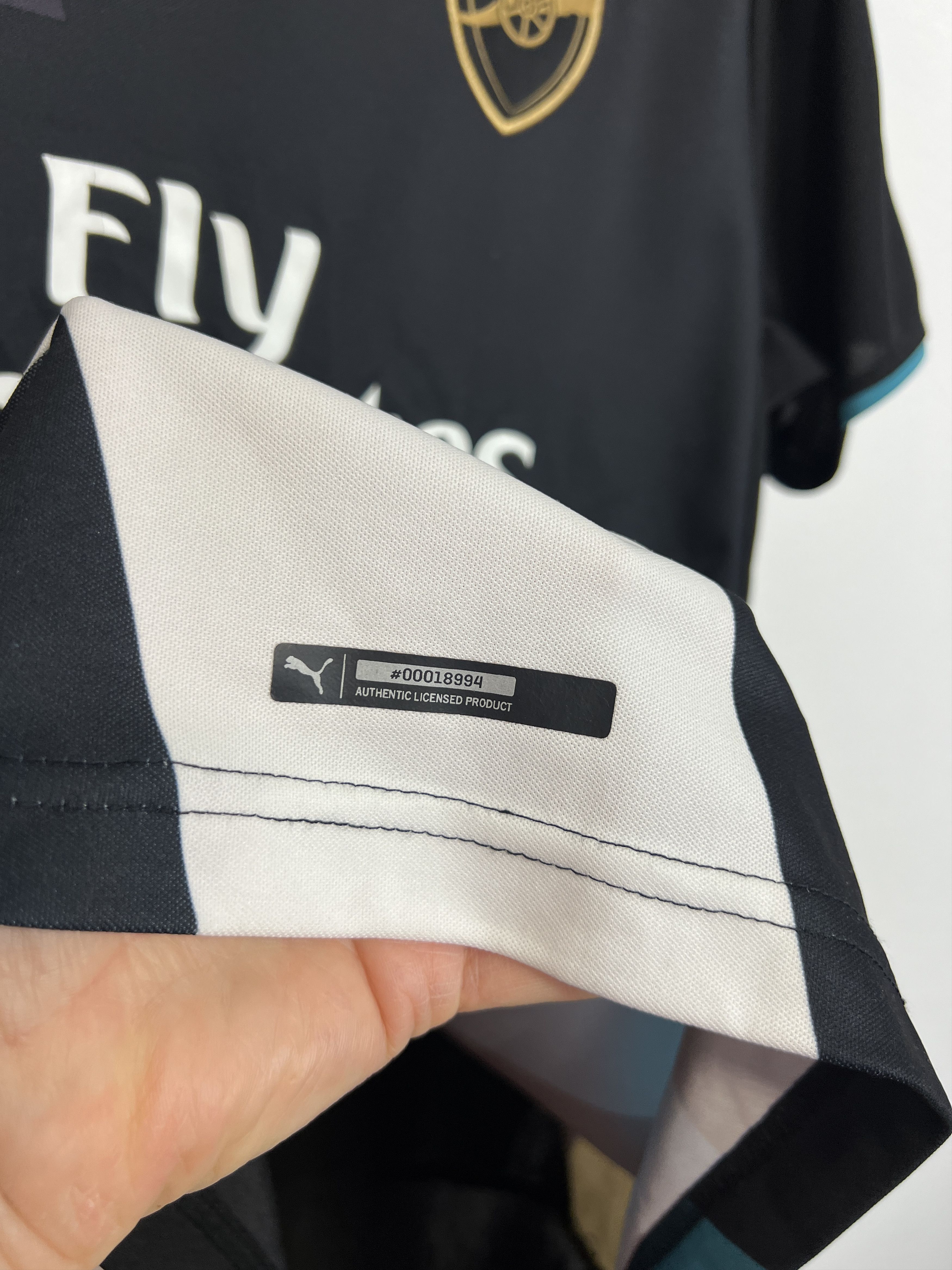 Puma Arsenal Third football shirt 2015 Soccer Jersey Trikot Rare Size US L / EU 52-54 / 3 - 5 Thumbnail