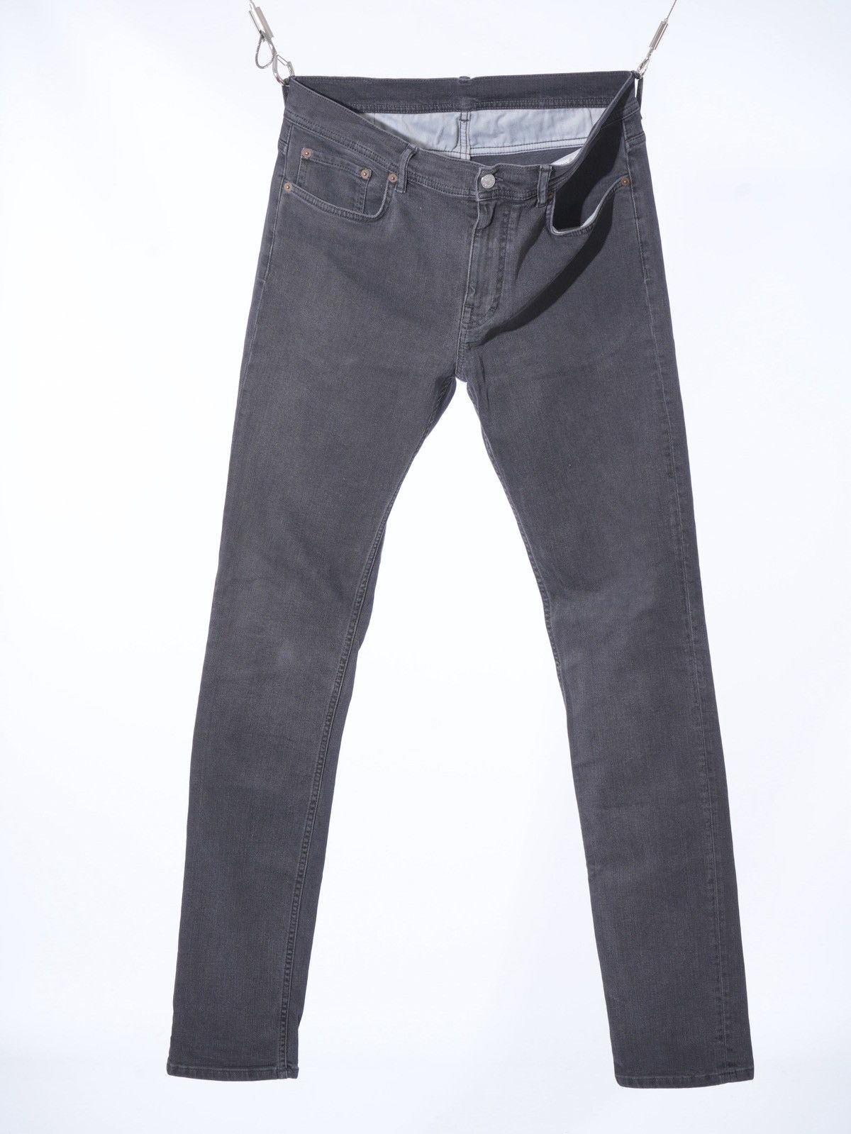 Acne Studios Acne Studios North Used Blk Denim Jeans Size US 33 - 3 Thumbnail