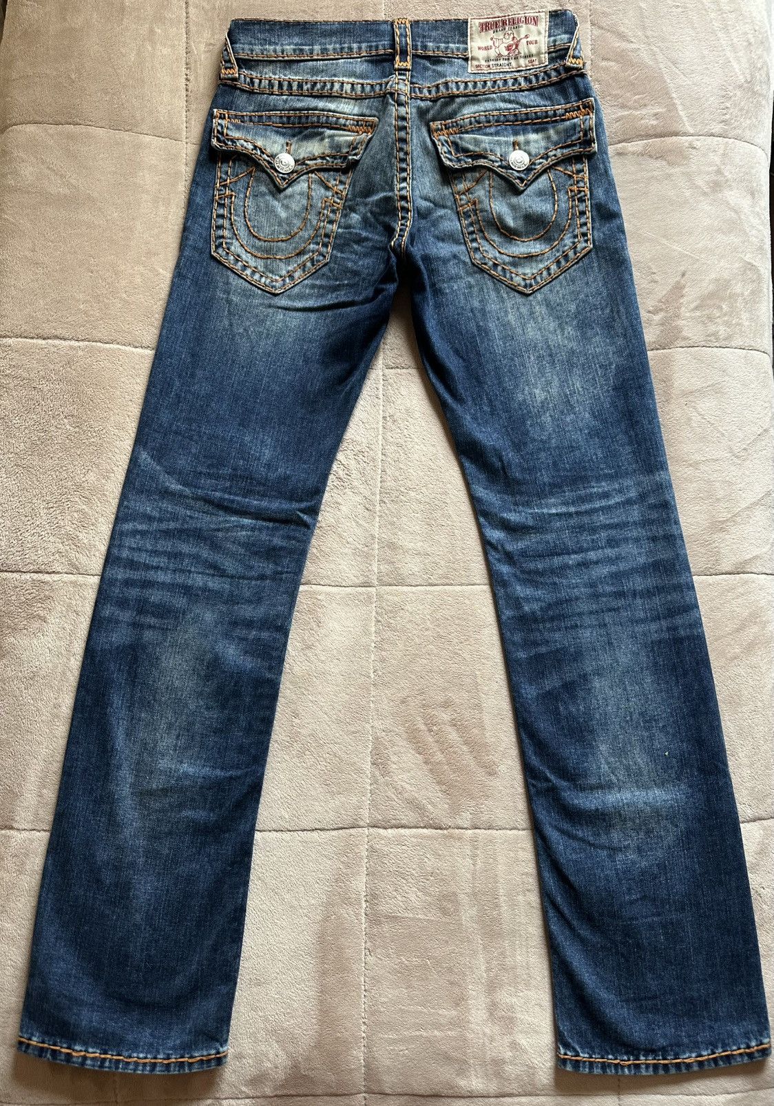 True Religion Ricky Straight Super T Size US 31 - 6 Thumbnail