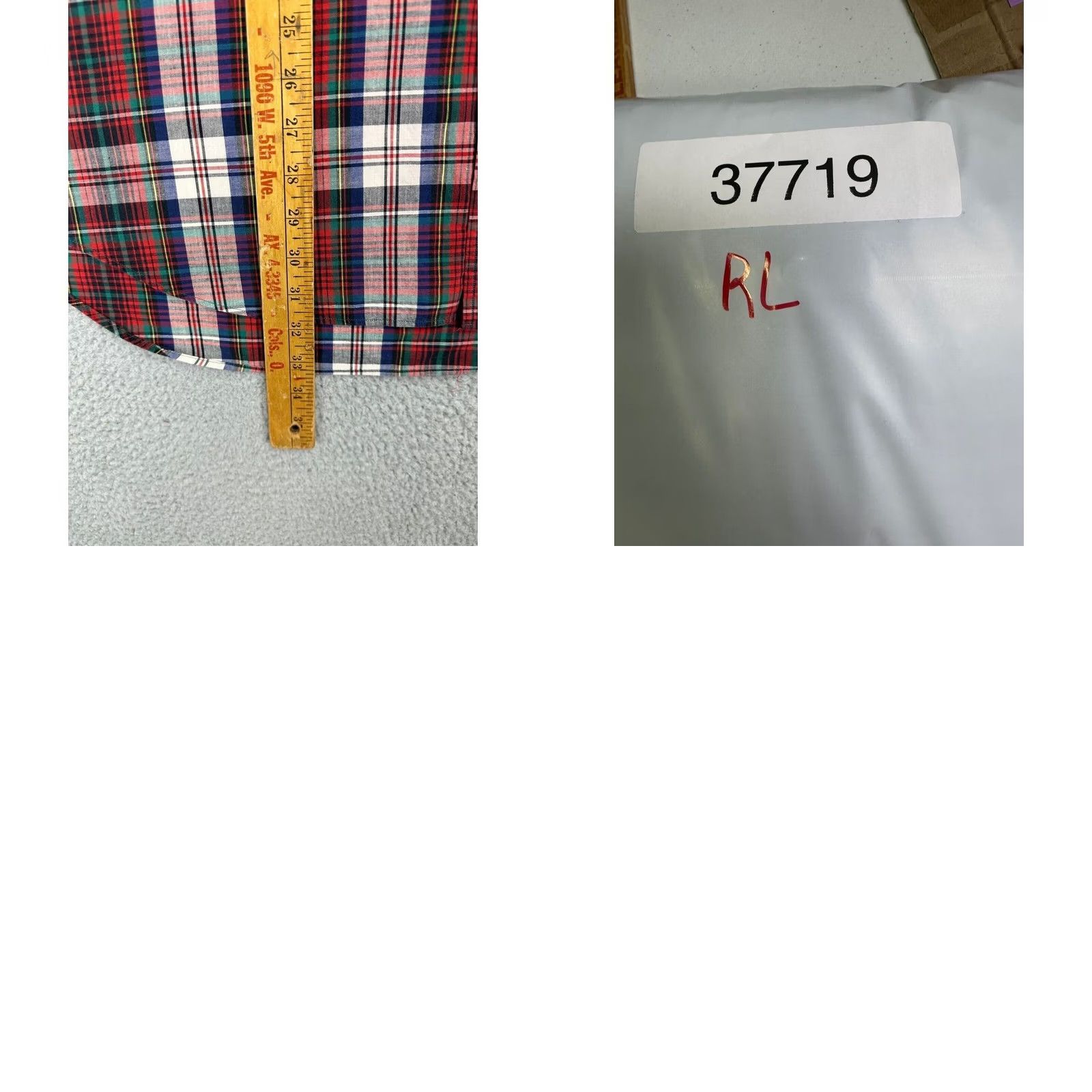 Ralph Lauren Ralph Lauren Shirt Mens XL Button Down Blaire Red Tartan Plaid Pony Long Sleeve Size US XL / EU 56 / 4 - 8 Thumbnail