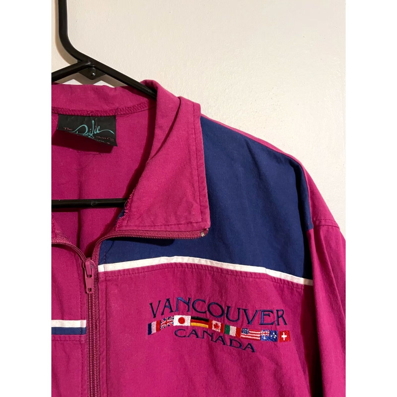 CO VINTAGE Pacific Shirt Co Jacket Pink Cotton Vancouver Canada Made in Canada Mens S Size US S / EU 44-46 / 1 - 2 Thumbnail