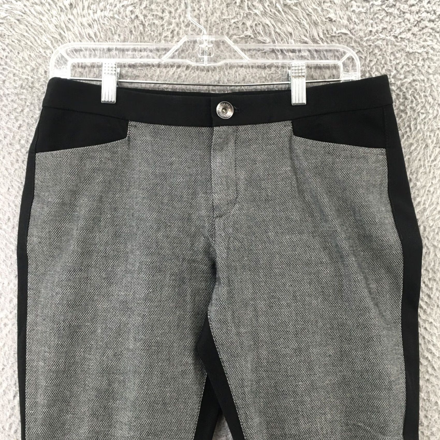 Banana Republic Banana Republic Sloan Skinny Pants Womens 4 Black Cotton Blend Mid Rise Zip Fly Size 27" / US 4 / IT 40 - 2 Thumbnail