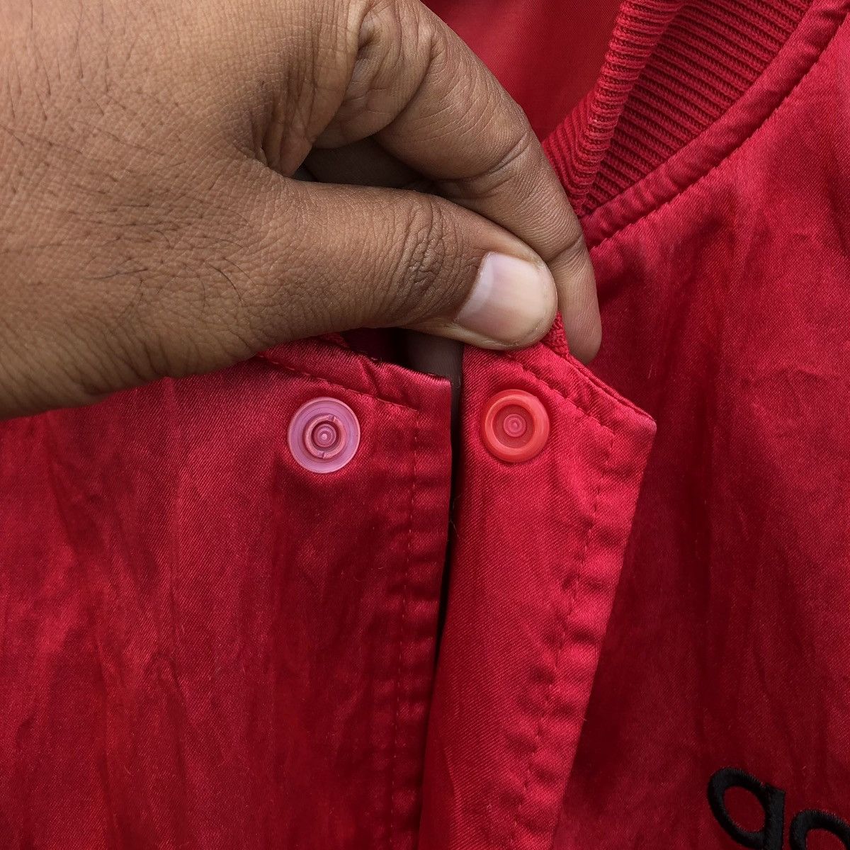 Adidas Vintage 80/90s Adidas Big Logo Descente Nylon Bomber Jacket Size US M / EU 48-50 / 2 - 8 Thumbnail
