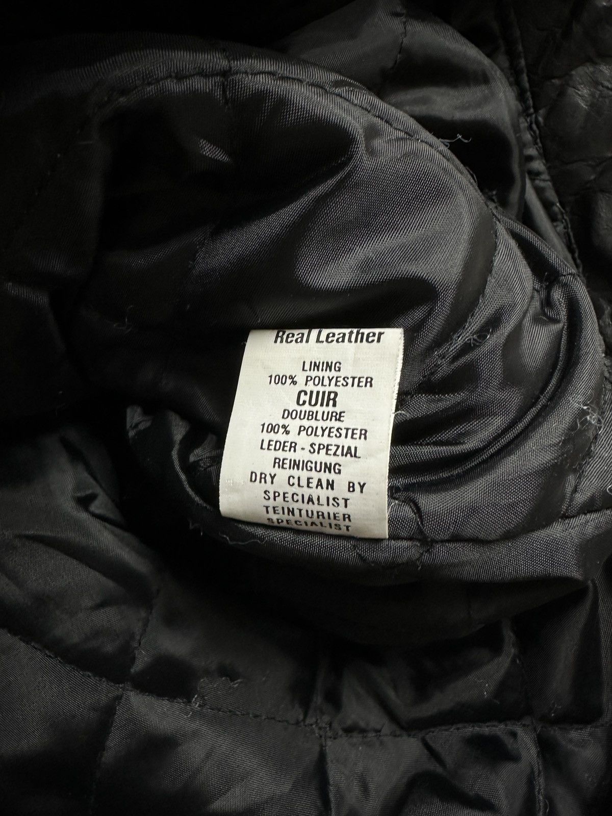 Japanese Brand × Vintage Vintage Leather Biker Jacket Eagle Embroidery Dirty-12 Size US XL / EU 56 / 4 - 17 Thumbnail