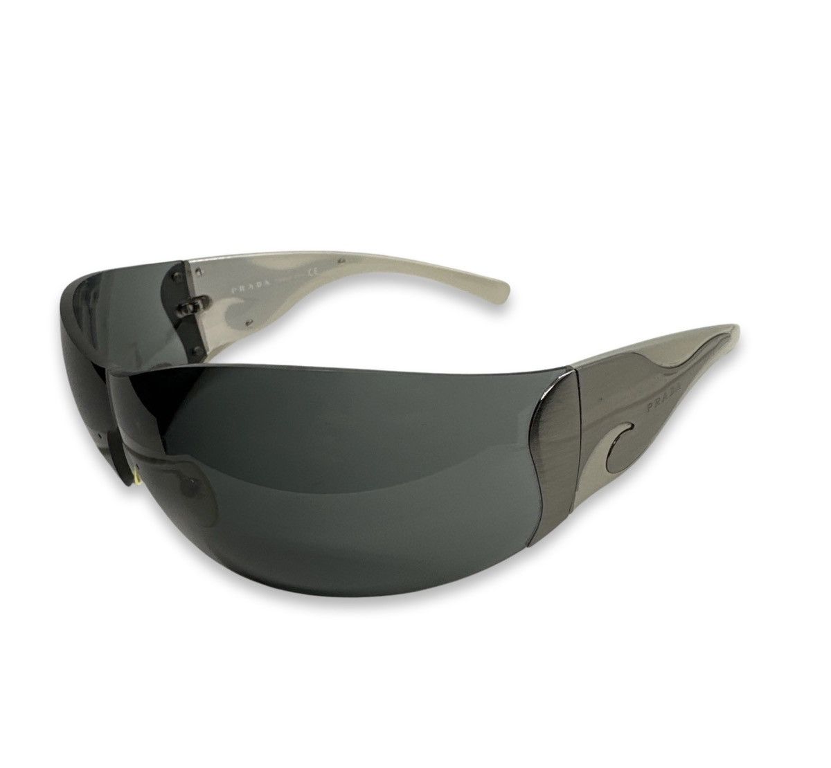 image of Prada Vintage Sunglasses in Silver, Women's