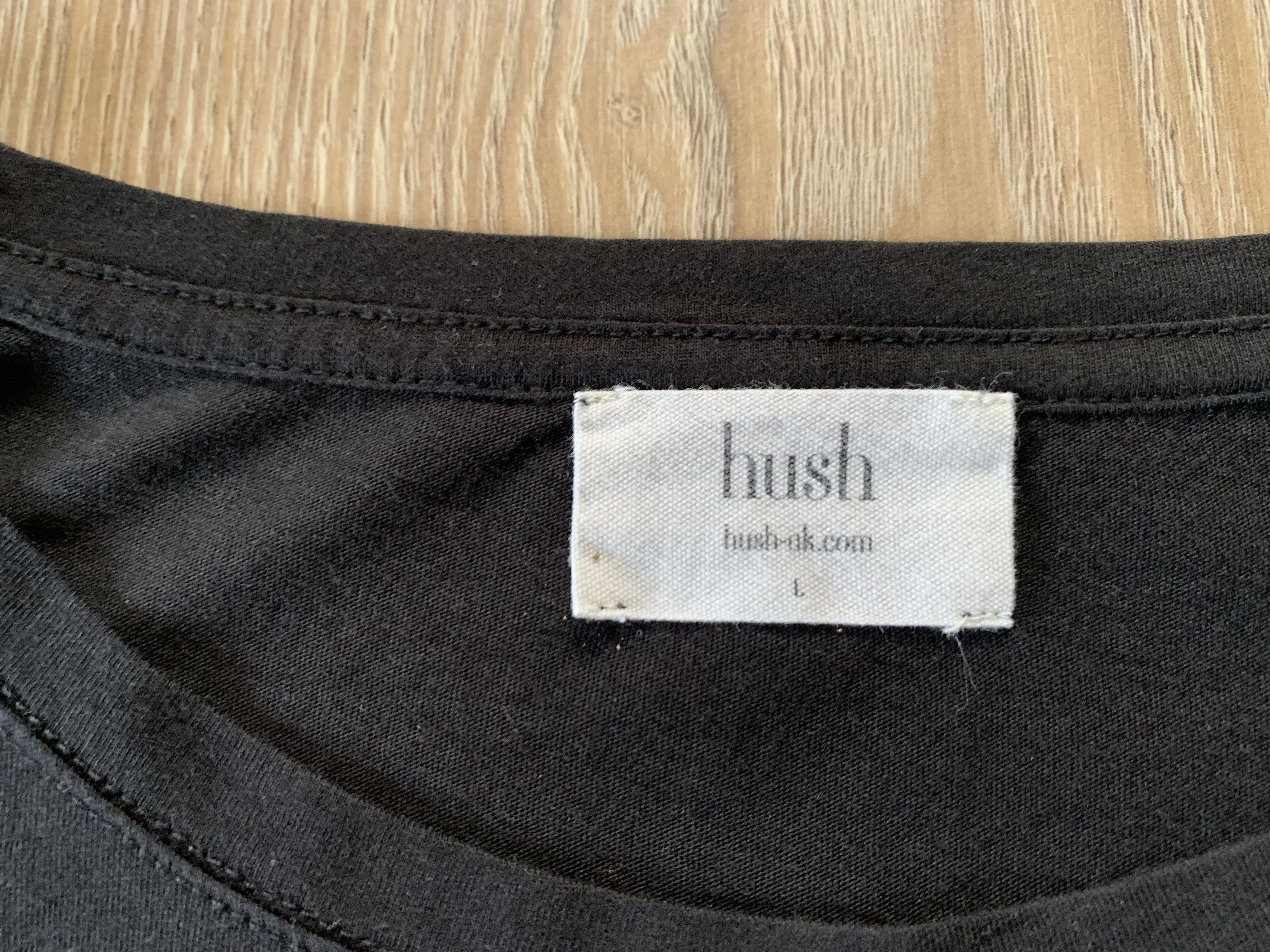 Other Mens Hush Basic Black Modal T Shirt Size US L / EU 52-54 / 3 - 6 Thumbnail