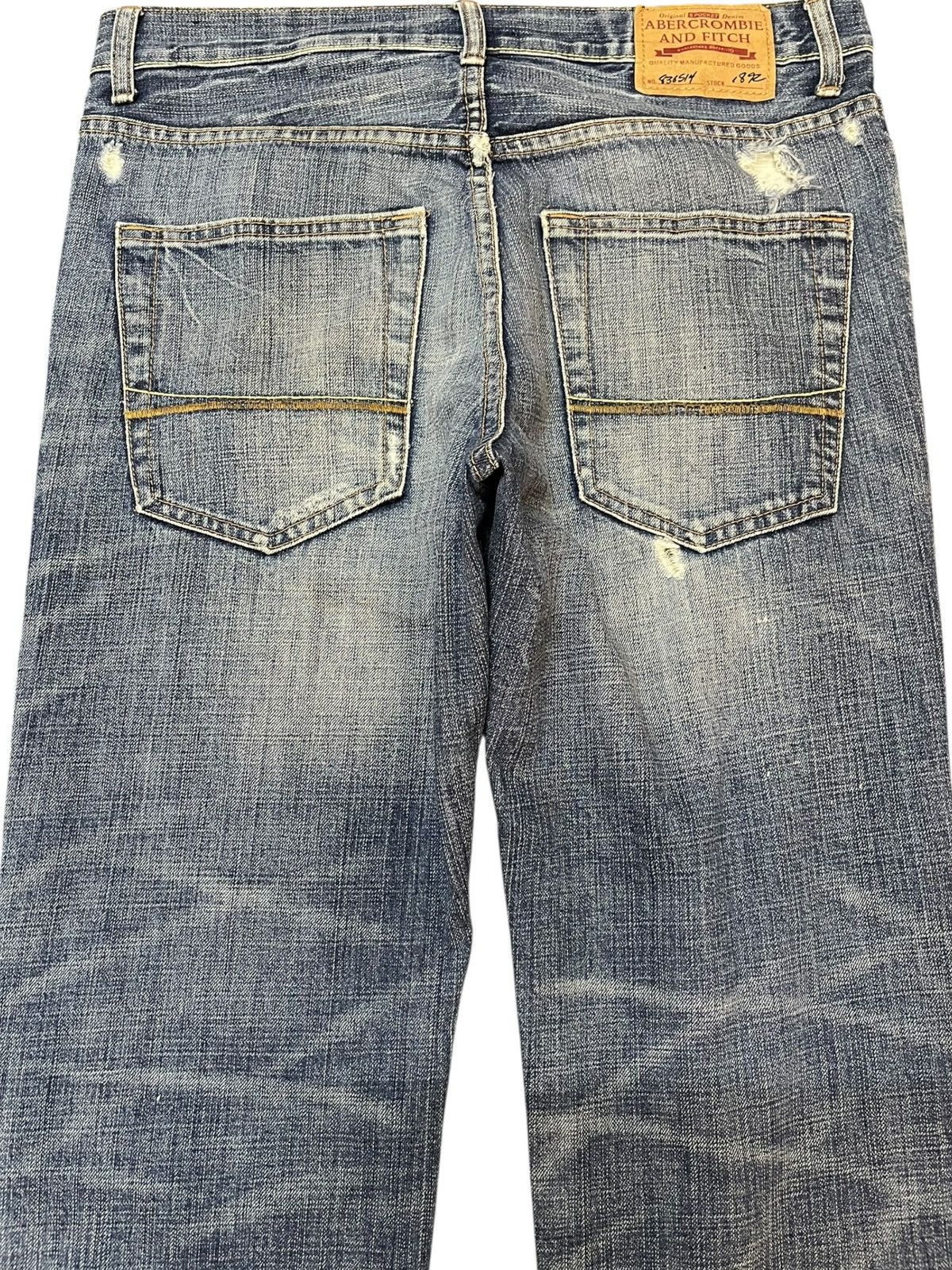 Abercrombie & Fitch × Beauty Beast Vintage Abercrombie&Fitch Ripped Distressed Denim Size US 33 - 6 Thumbnail