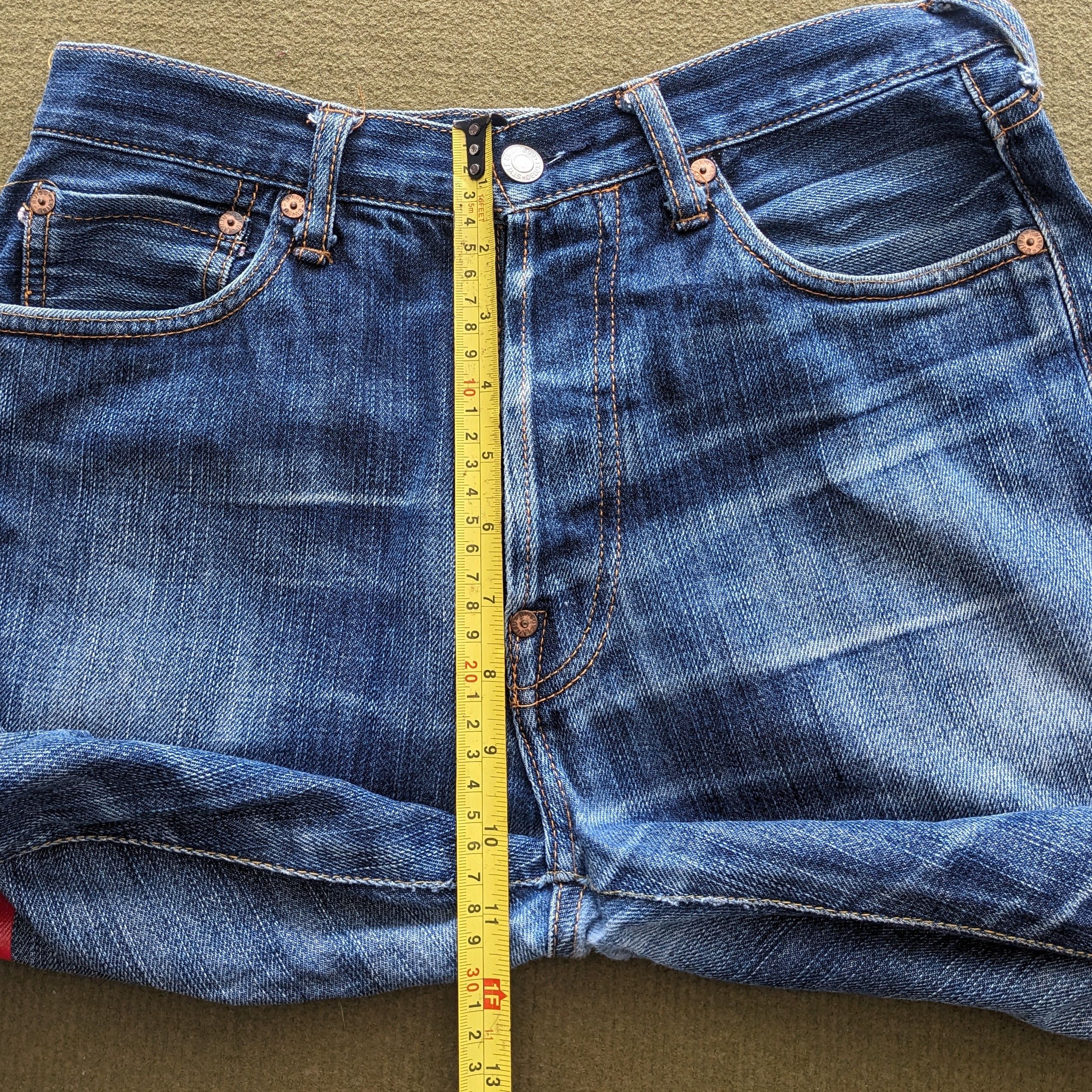 Evisu Vintage EVISU Japanese Fashion Brand Custom Jeans Size US 29 - 6 Thumbnail