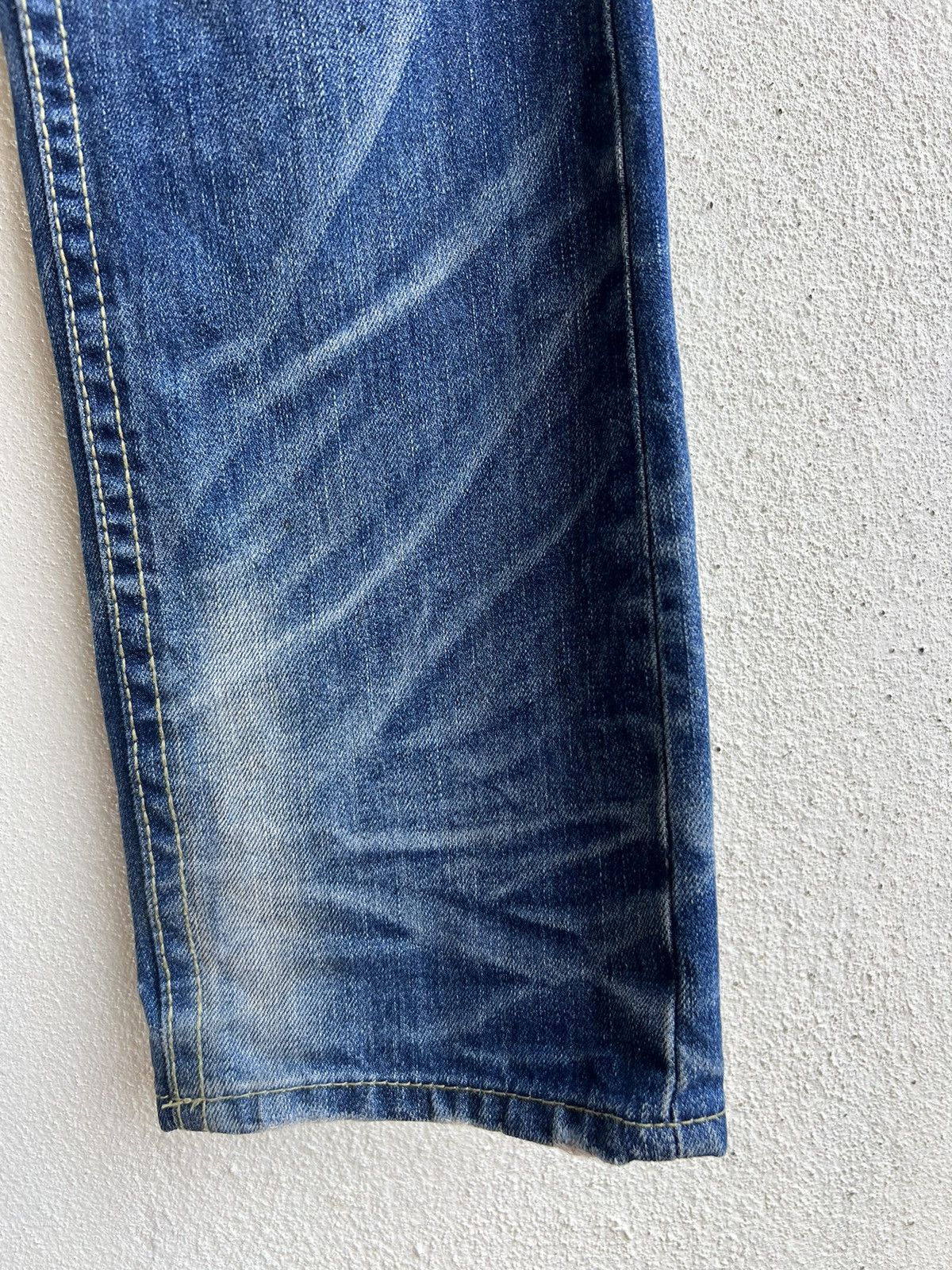 Vintage RARE! Yoshitomo Nara Lolita Vintage Denim Jeans Size US 30 / EU 46 - 13 Thumbnail