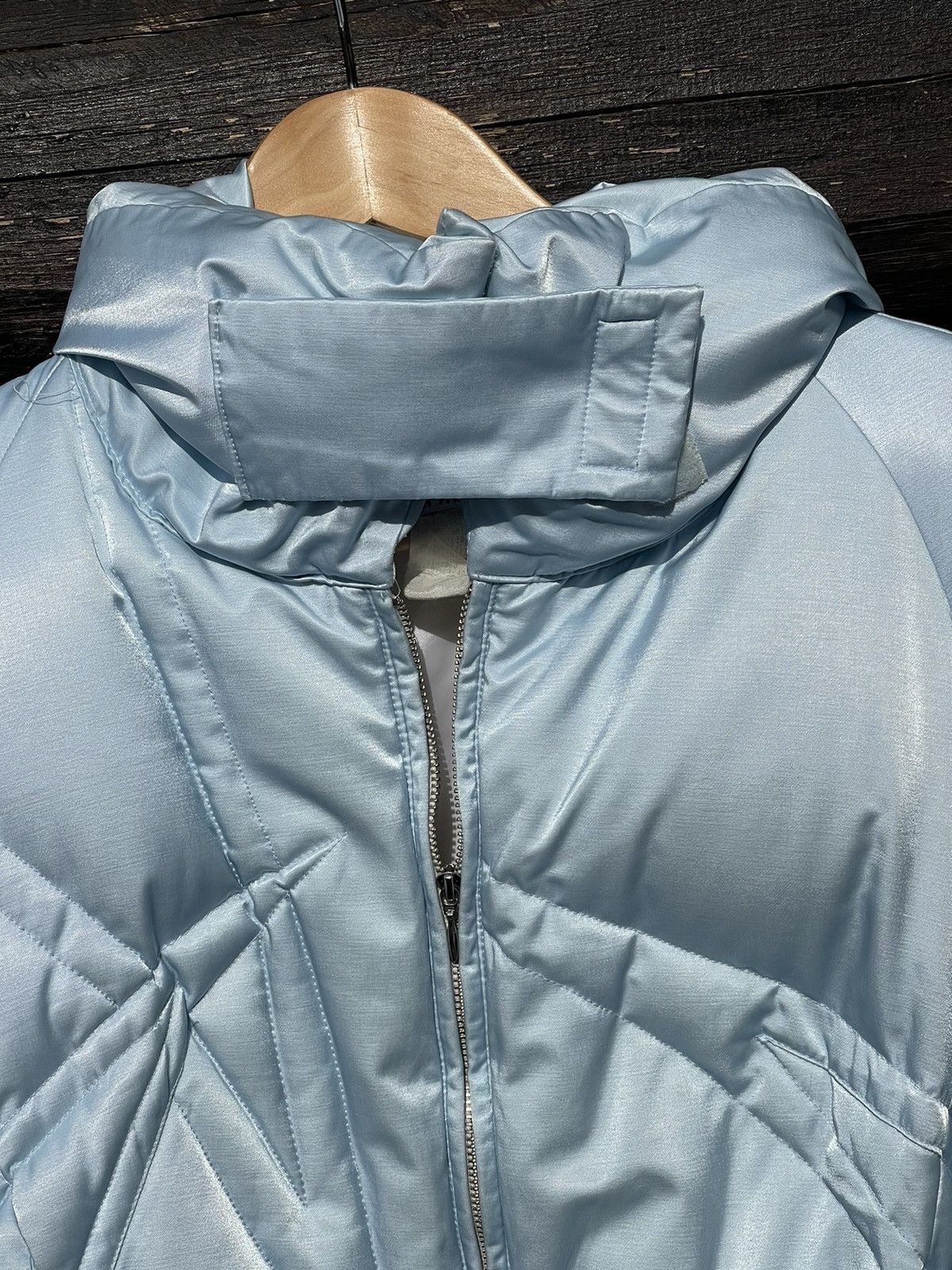 Mugler 90’s Mugler sky blue vintage puffer jacket Size S / US 4 / IT 40 - 13 Thumbnail