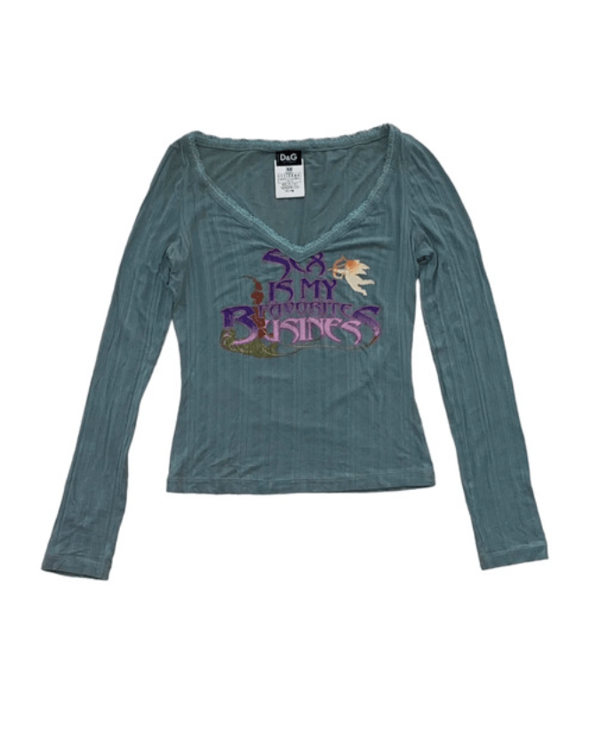 Dolce & Gabbana Dolce & Gabbana Top SEX Mesh Long Sleeve Blouses Corse Size XS / US 0-2 / IT 36-38 - 1 Thumbnail