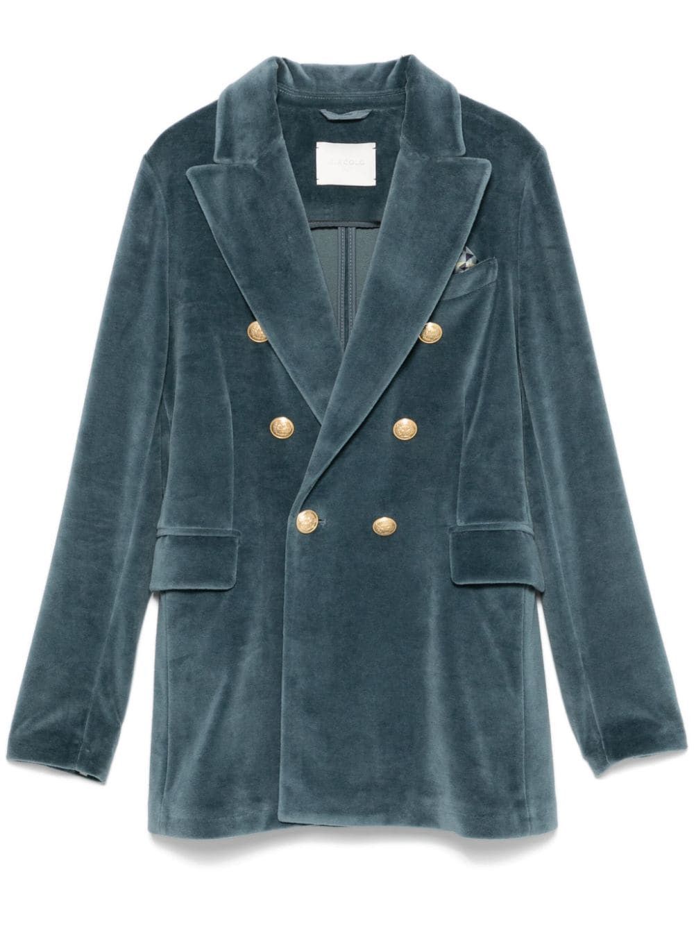 Circolo 1901 VELVET SINGLE-BREASTED JACKET Size S / US 4 / IT 40 - 1 Thumbnail