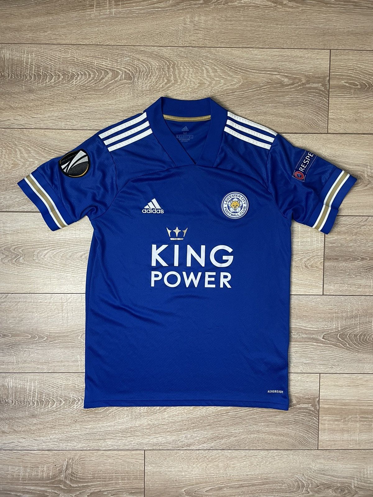 Adidas Leicester 2020 2021 home jersey football shirt m size Size US M / EU 48-50 / 2 - 1 Thumbnail
