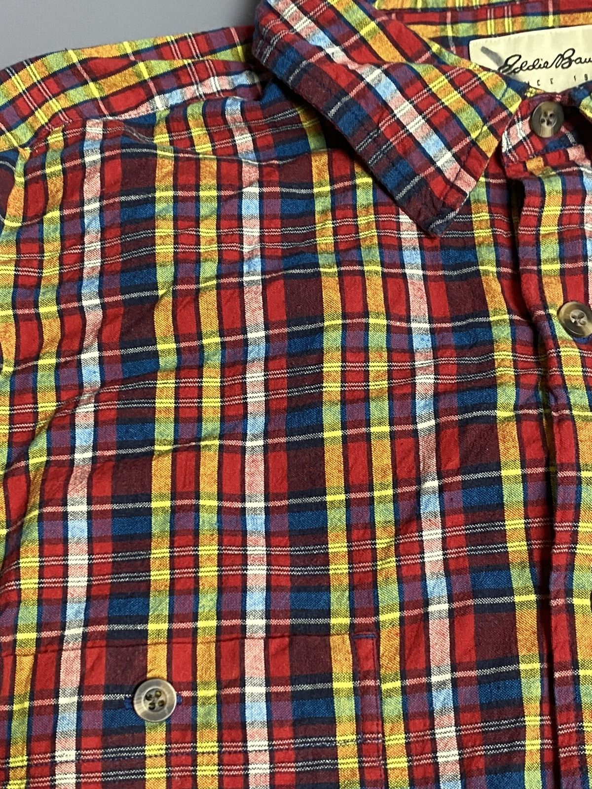 Eddie Bauer VTG Eddie Bauer Shirt Mens Flannel Plaid Outdoors Size XL Size US XL / EU 56 / 4 - 5 Thumbnail