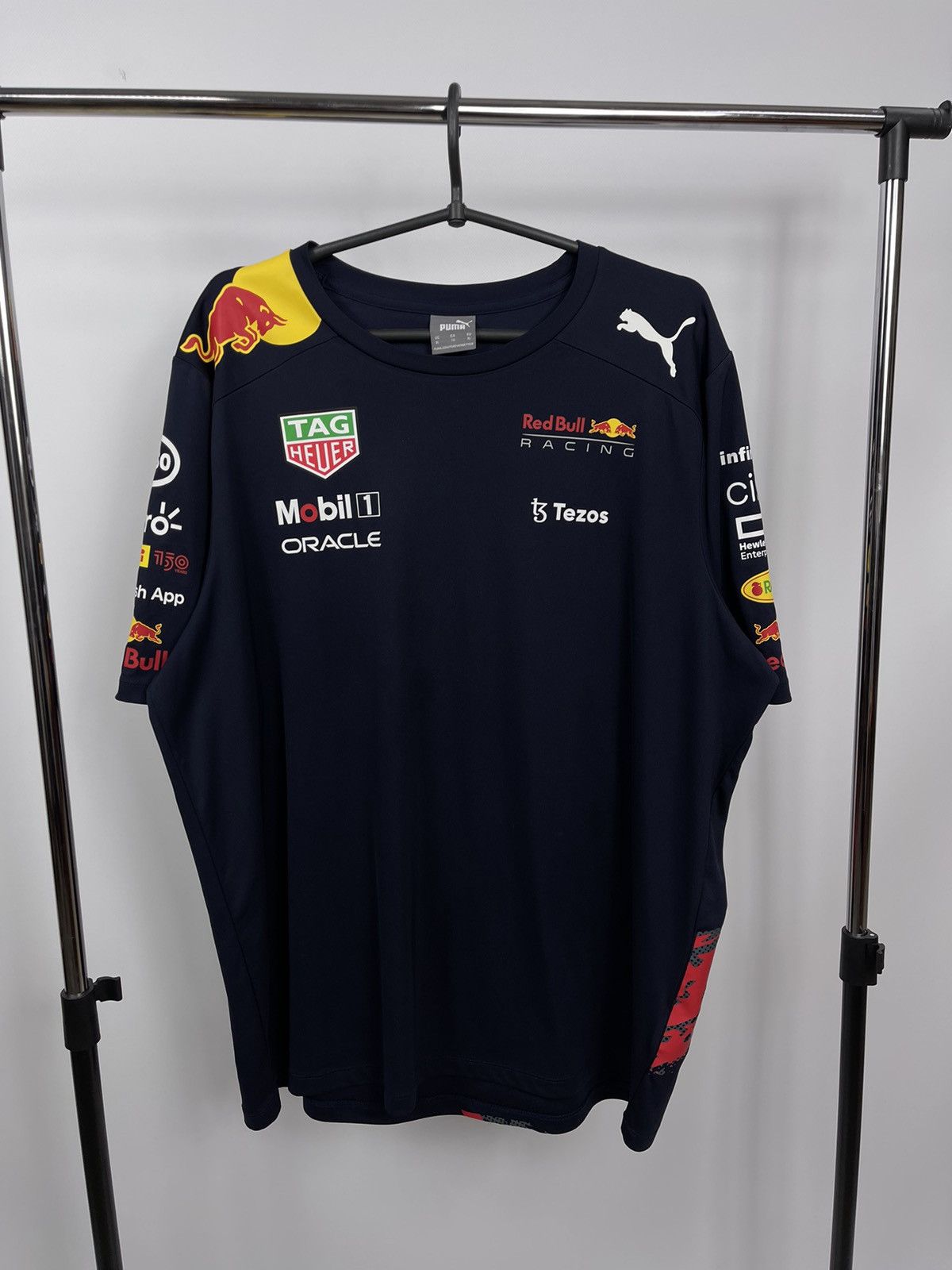 Puma Red Bull Puma Size XL Blue 2021 Moto Racing Formula 1 Size US XL / EU 56 / 4 - 2 Thumbnail