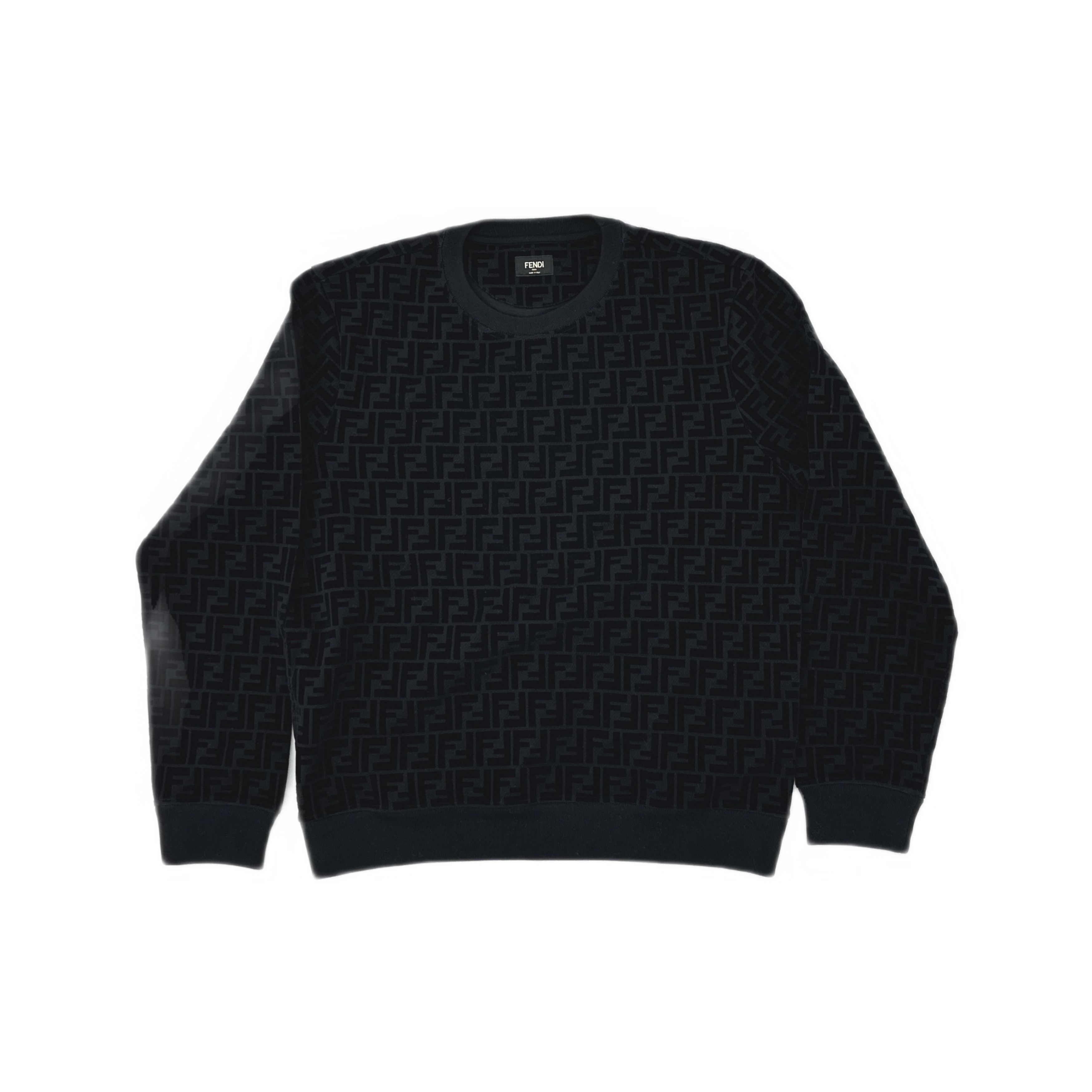 Fendi Fendi Monogram Jacquard Sweater Size L Size US L / EU 52-54 / 3 - 1 Thumbnail