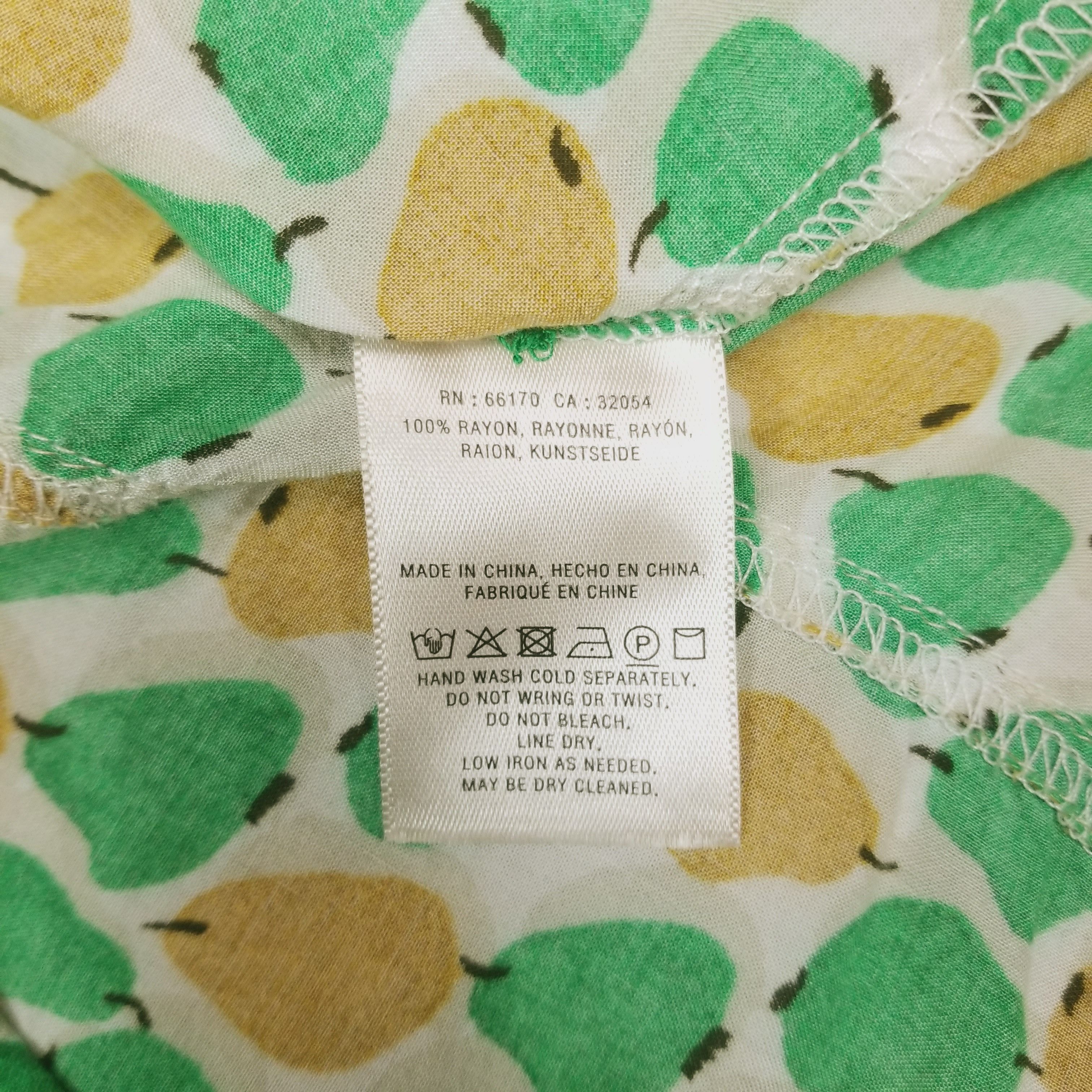 Anthropologie 52 Conversations by Anthropologie Bosc Lady Pears Shirt Size XS / US 0-2 / IT 36-38 - 8 Thumbnail