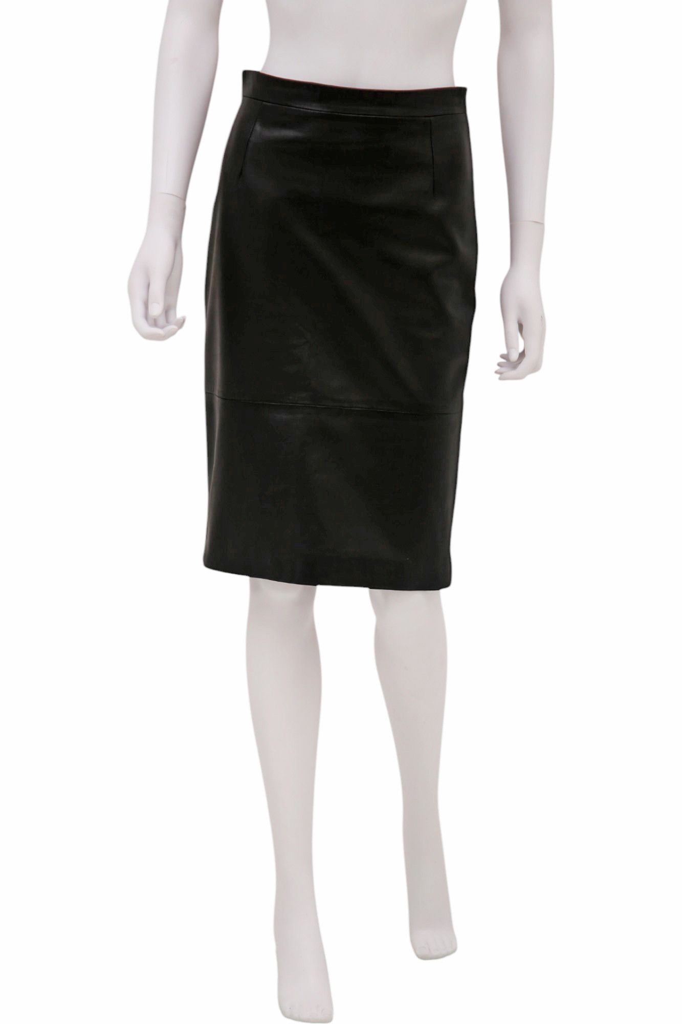 S/S 1999 Leather Midi Skirt