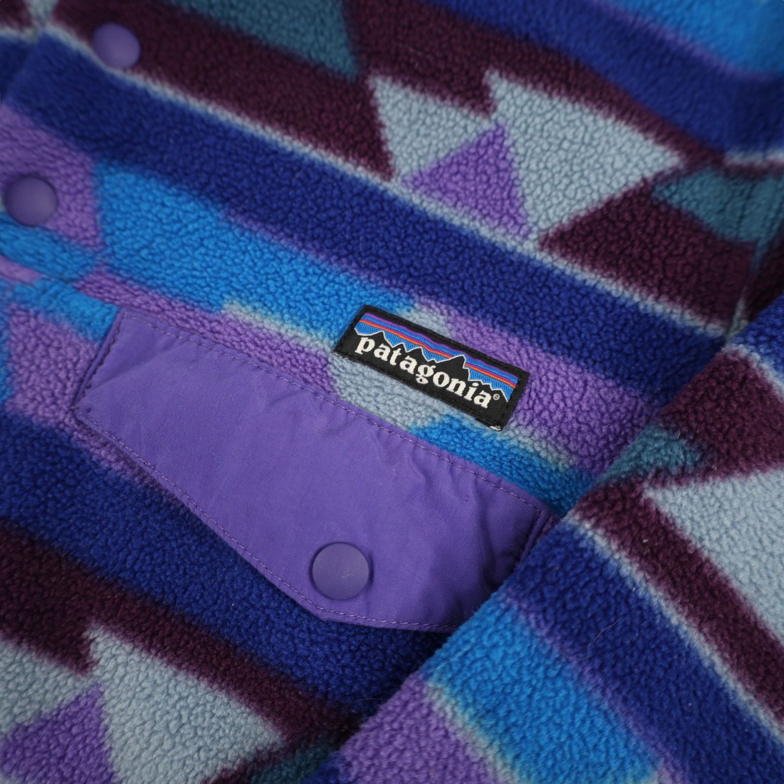 Patagonia Patagonia Synchilla Geometric Design Fleece Sweatshirt Size S / US 4 / IT 40 - 4 Thumbnail