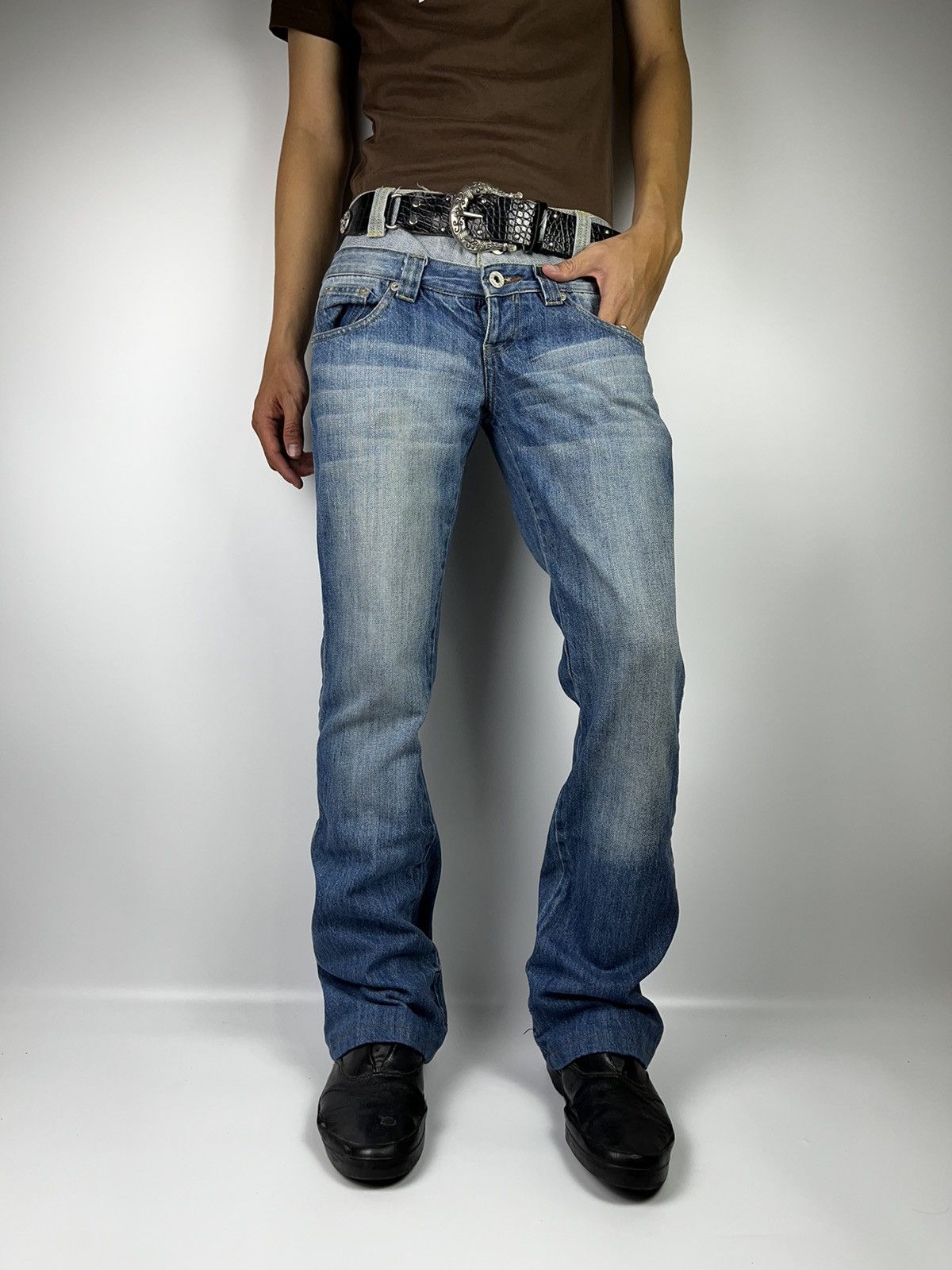 Diesel × If Six Was Nine × Japanese Brand Diesel double waist jeans pant 28x39 Size US 31 - 12 Thumbnail