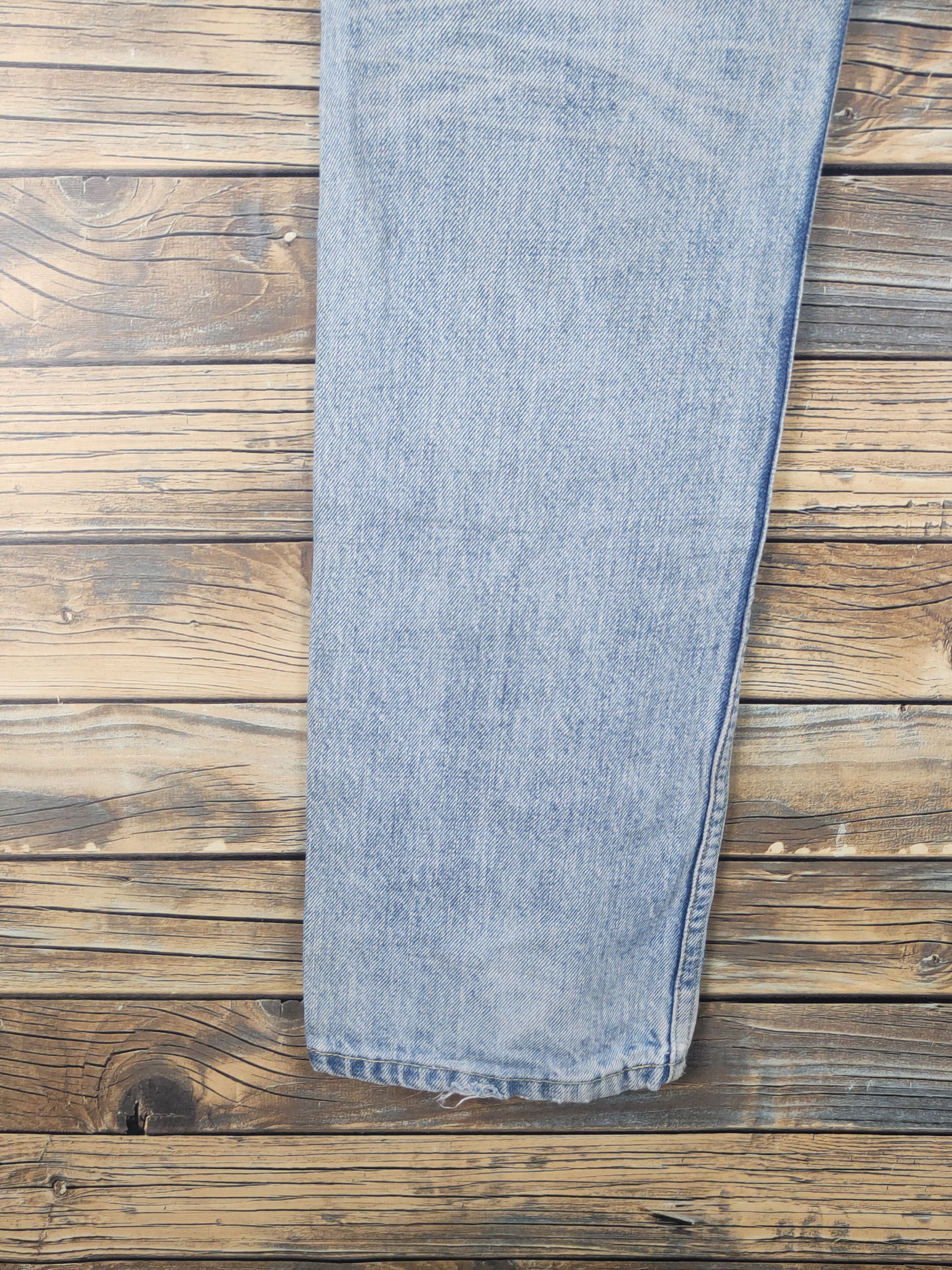 Japanese Brand Japan vintage Blue Distressed Ripped denim Jeans #W1614 Size US 30 / EU 46 - 9 Thumbnail