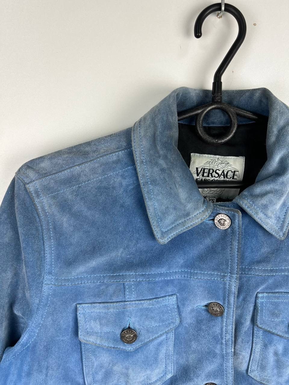 Versace × Versace Jeans Couture × Vintage Versace Jeans Couture leather vintage jacket size XS Size XS / US 0-2 / IT 36-38 - 17 Thumbnail